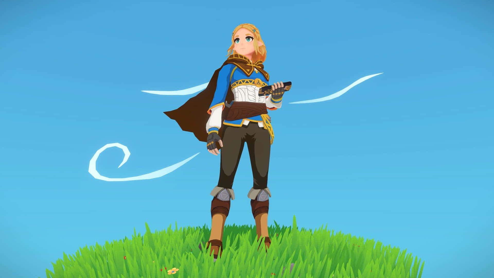 Glem verden, lad os lege og udforske Zelda's betagende nye lande! Wallpapers