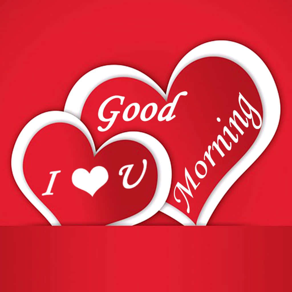 Godmorgen min elskede hjerter grafik Wallpapers