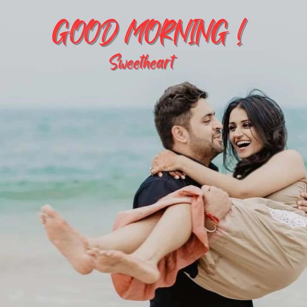 Godmorgen skat strandomfavnelse Wallpapers