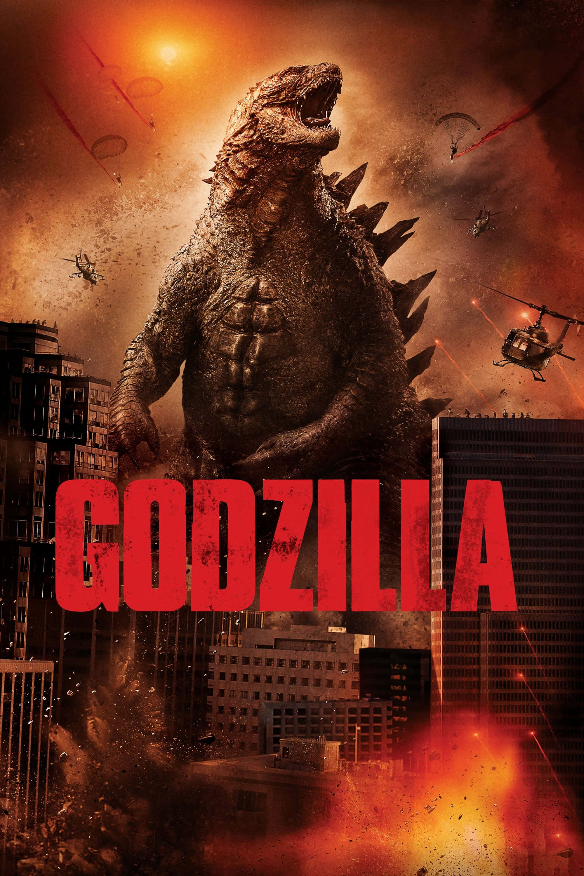 Godzilla filmplakat i by billede Wallpapers