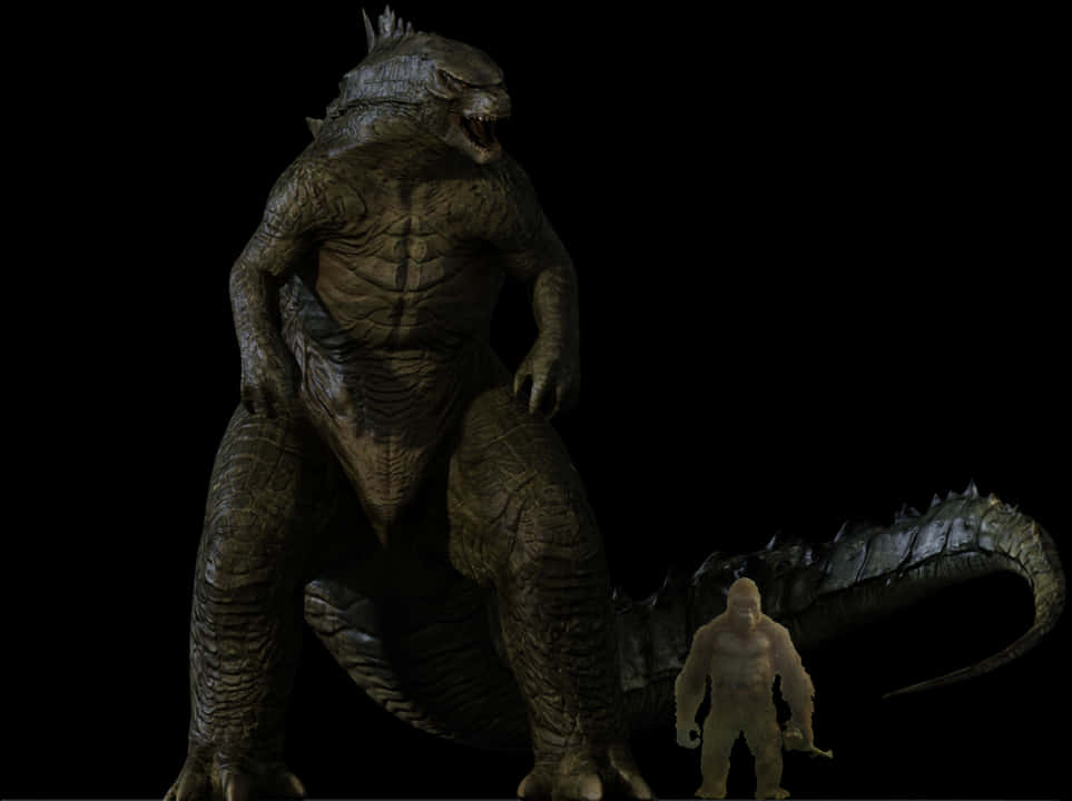 Godzilla - Størrelsessammenligning Wallpapers