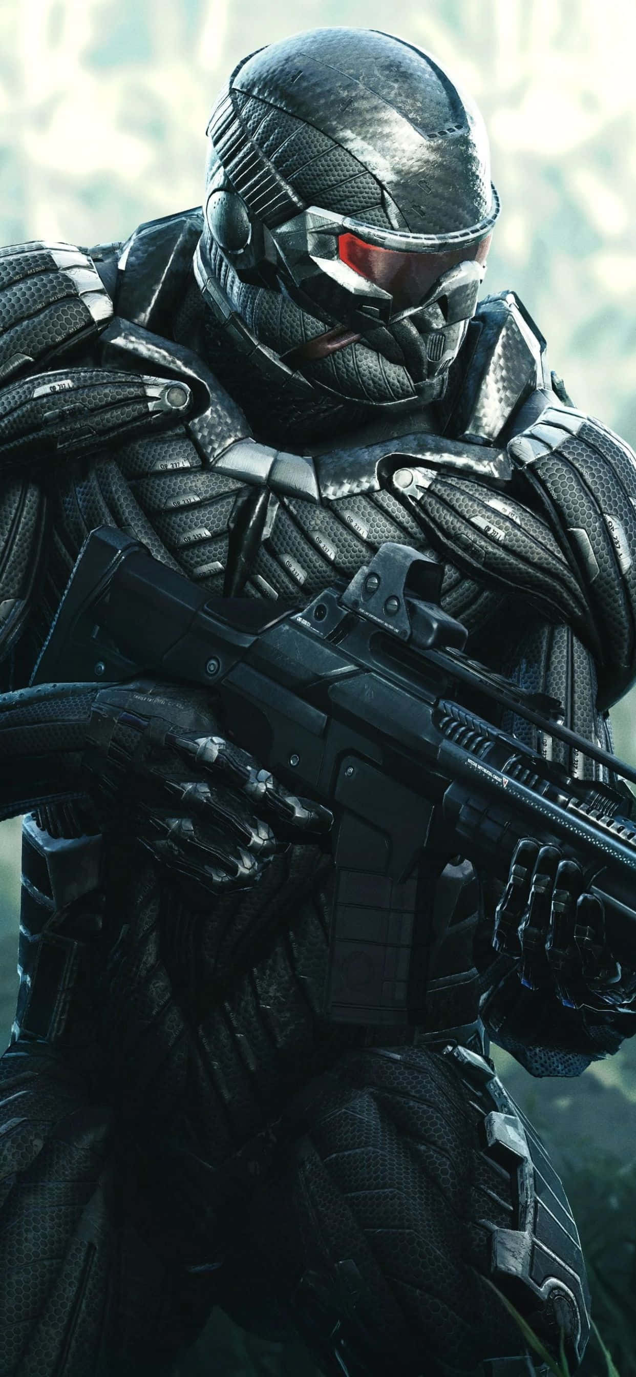 Gør dig klar til intens action på den nye iPhone Xs Max Crysis Warhead Wallpapers
