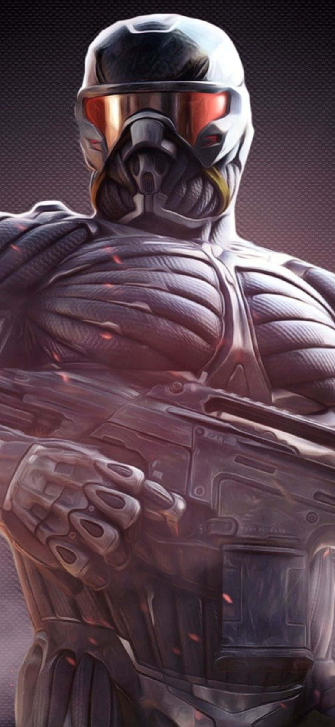 Gør dig klar til den ultimative spiloplevelse med Crysis 3 på iPhone X Wallpapers