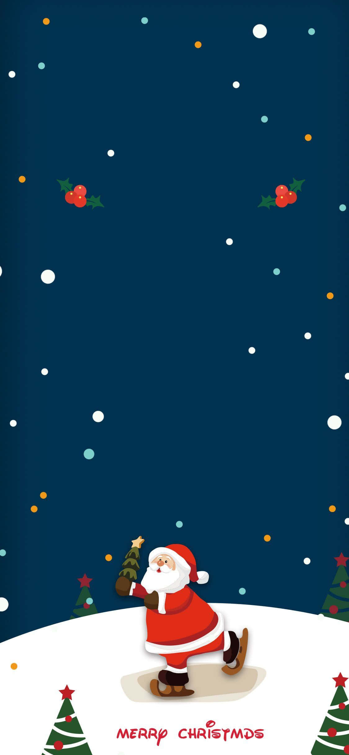 Gør din jul ekstra festlig med denne sjove iPhone-baggrund. Wallpapers