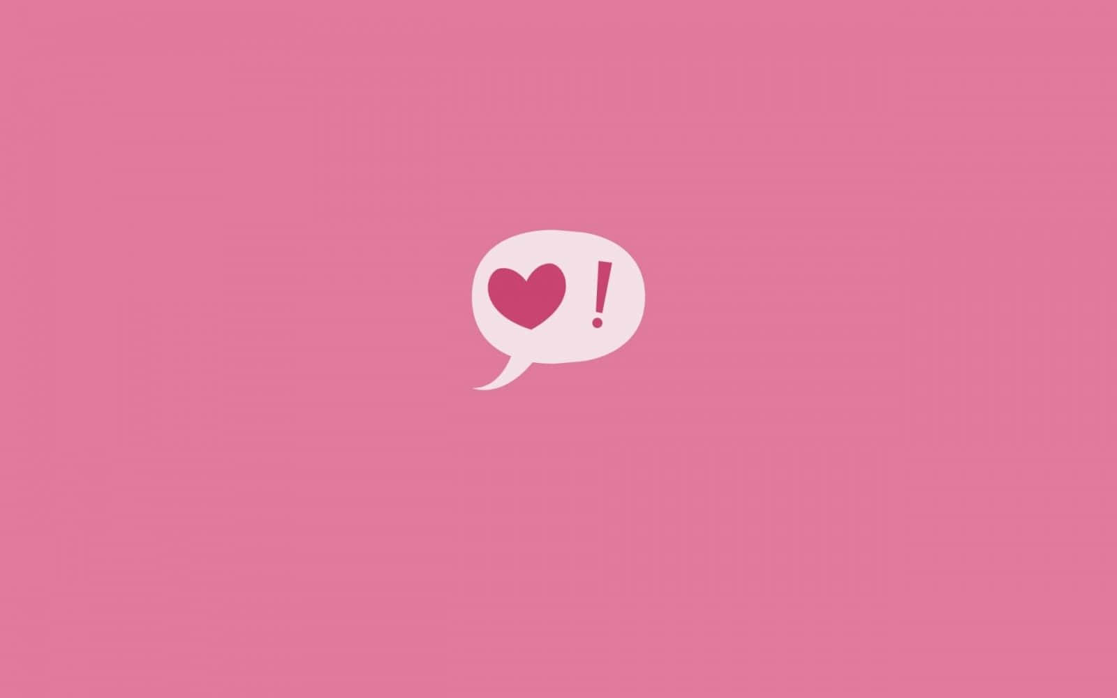 Gør din skrivebord sødere med dette nuttede Kawaii Pink tapet Wallpapers