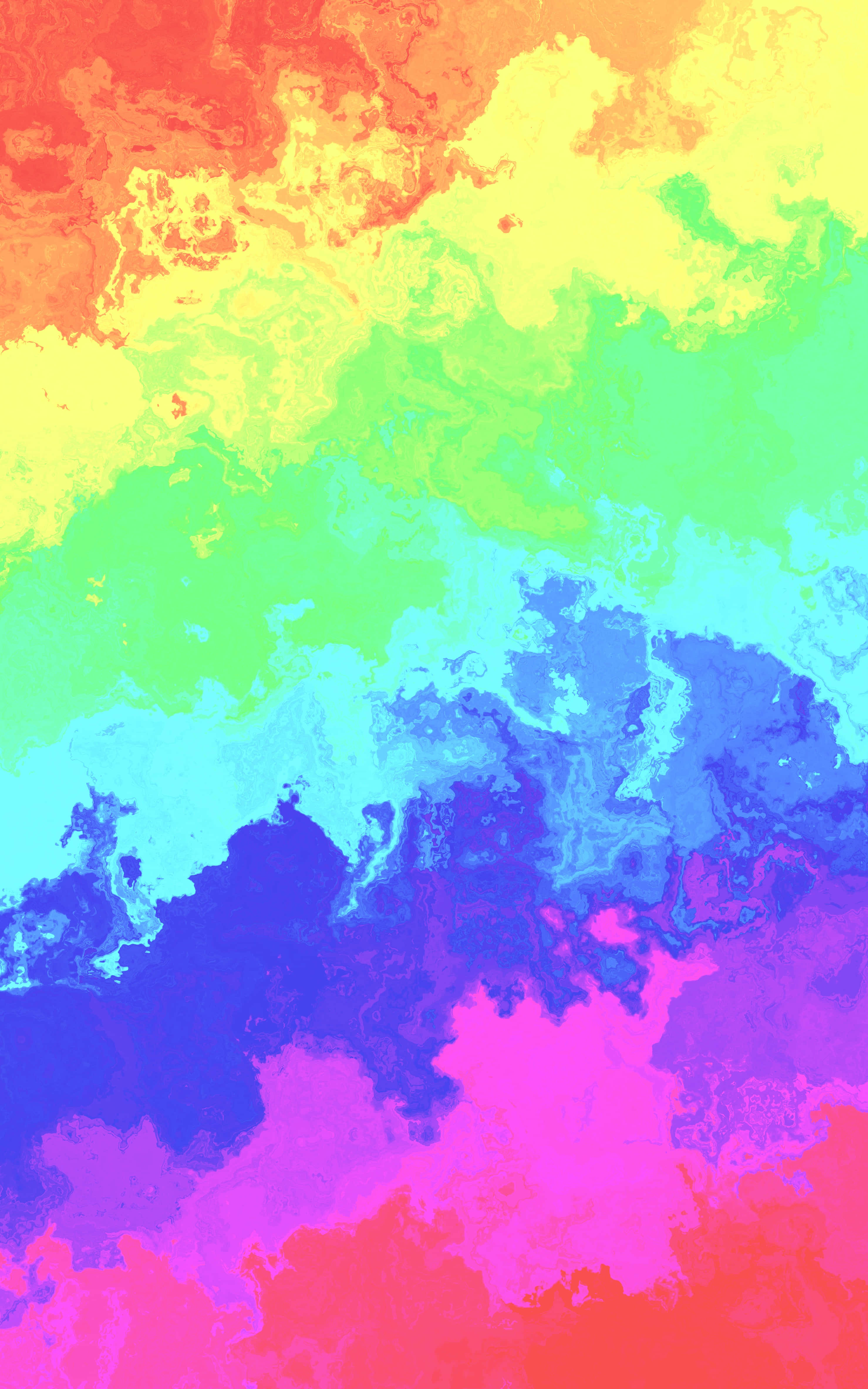 Gør din telefon lysere med denne farverige Rainbow iPhone-baggrund! Wallpapers
