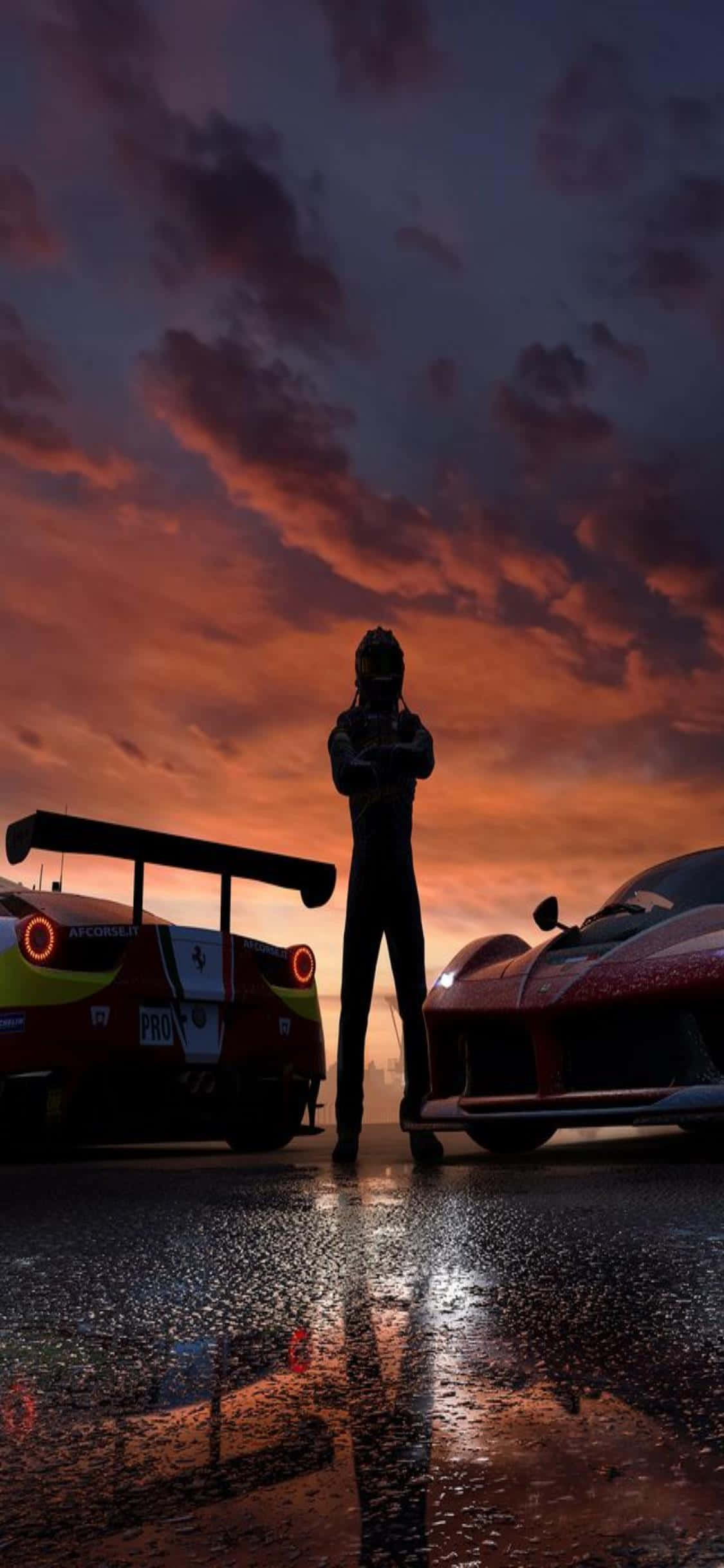 Sæt scenen for dit racingeventyr med iPhone Xs og Forza Horizon 4 Wallpapers