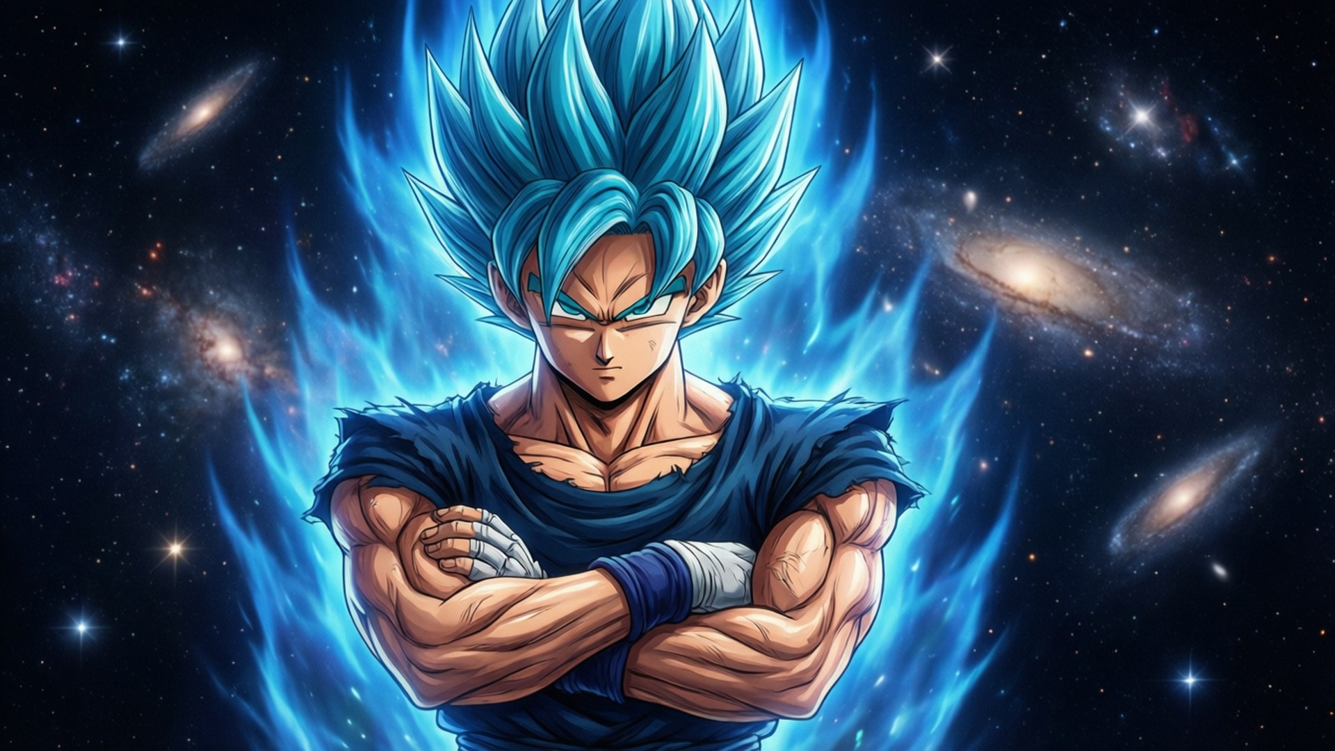 Gogeta Kosmisk Stilling Wallpapers