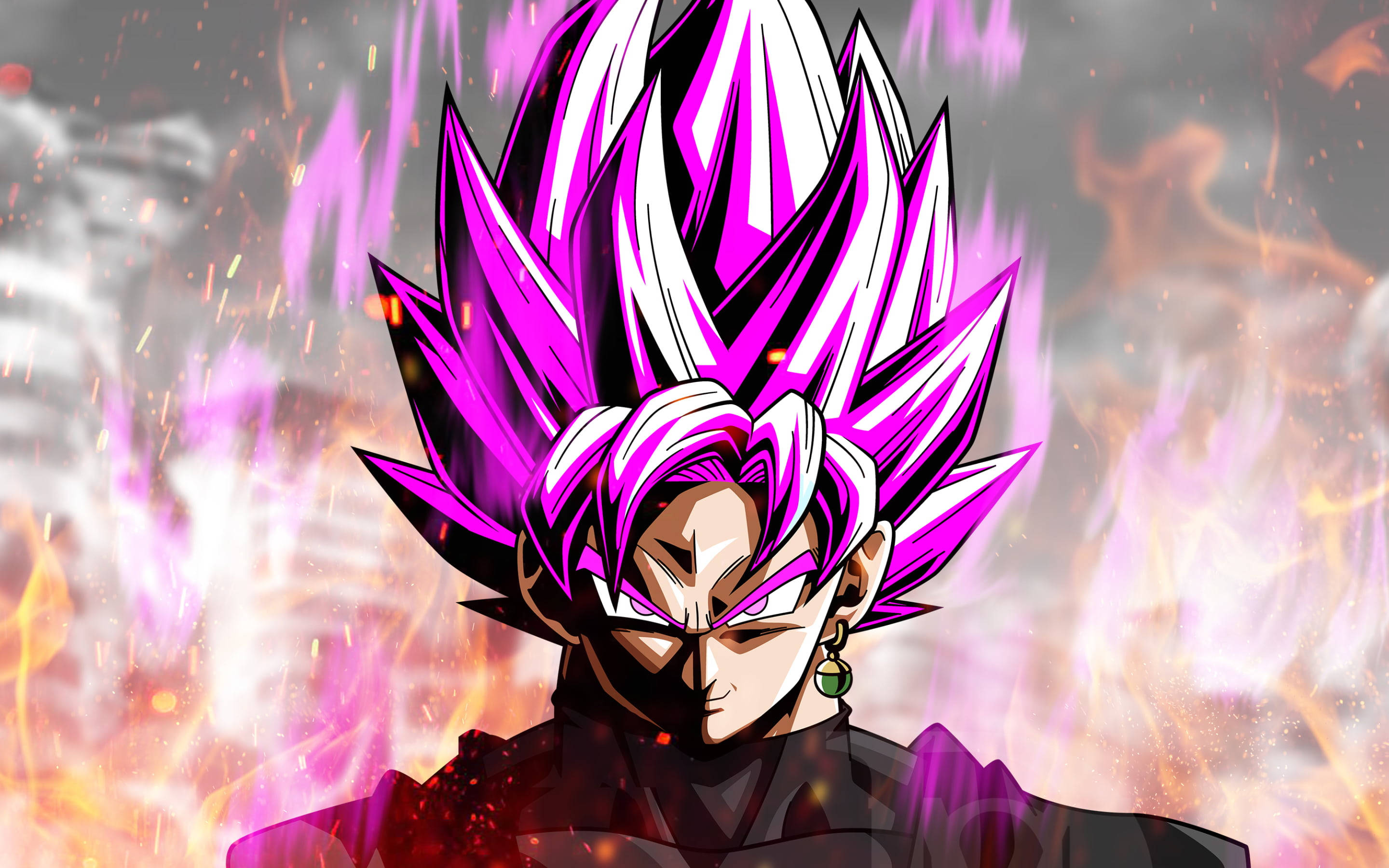 Goku Black PFP Lilla Hår Super Saiyan Wallpapers