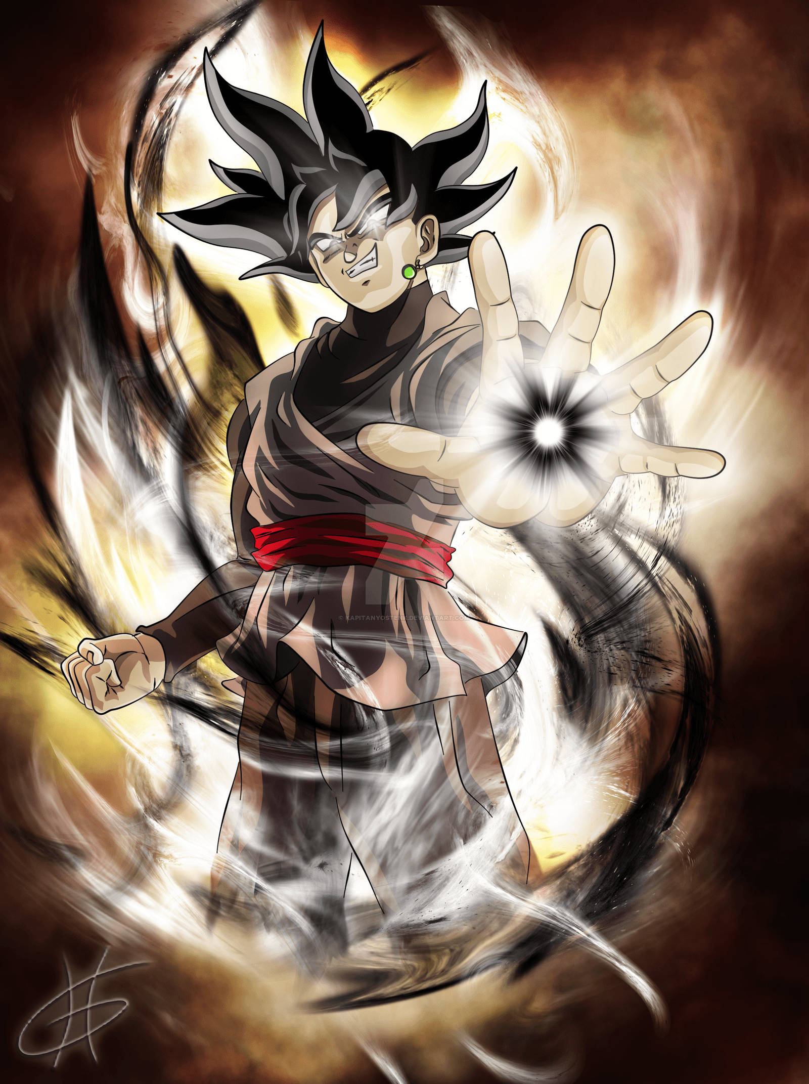Goku frigør sin Super Saiyan-kraft Wallpapers