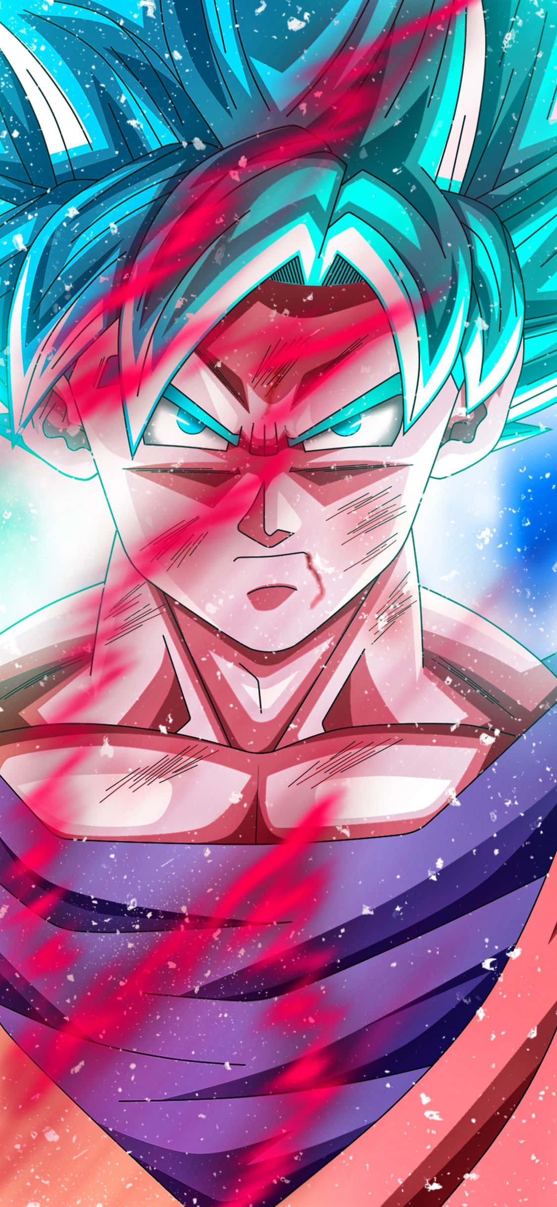 Goku Kaio Ken Dragon Ball Super iPhone Wallpapers