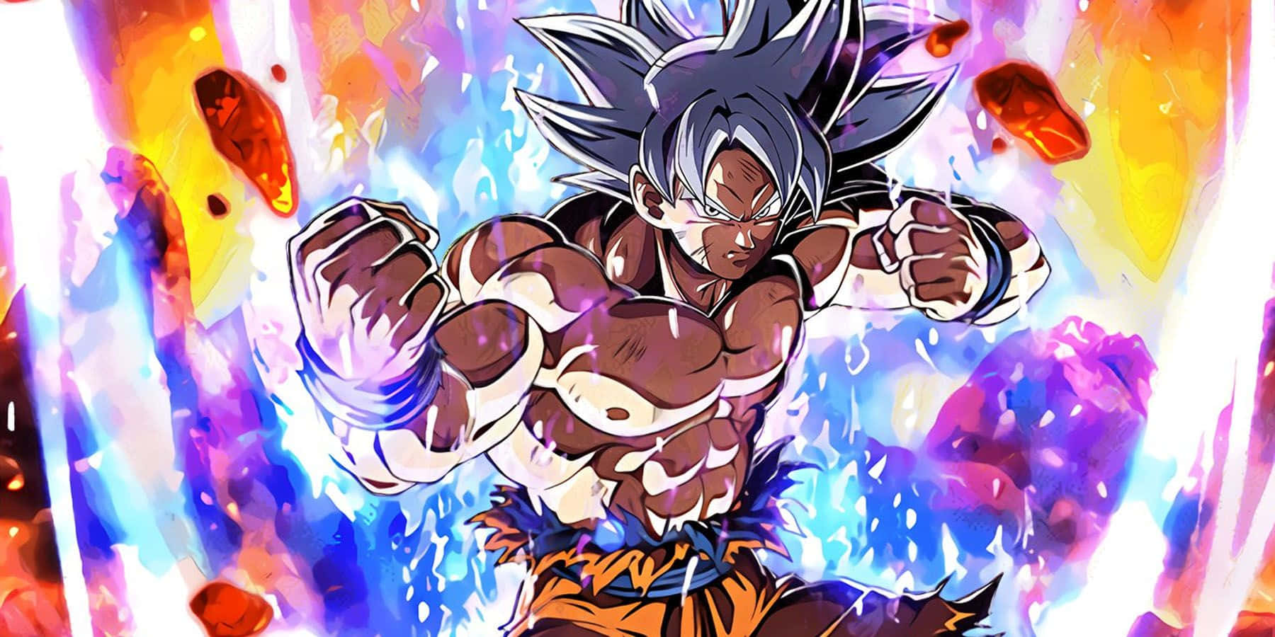 Goku med Ultra Instinct aktiveret Wallpapers