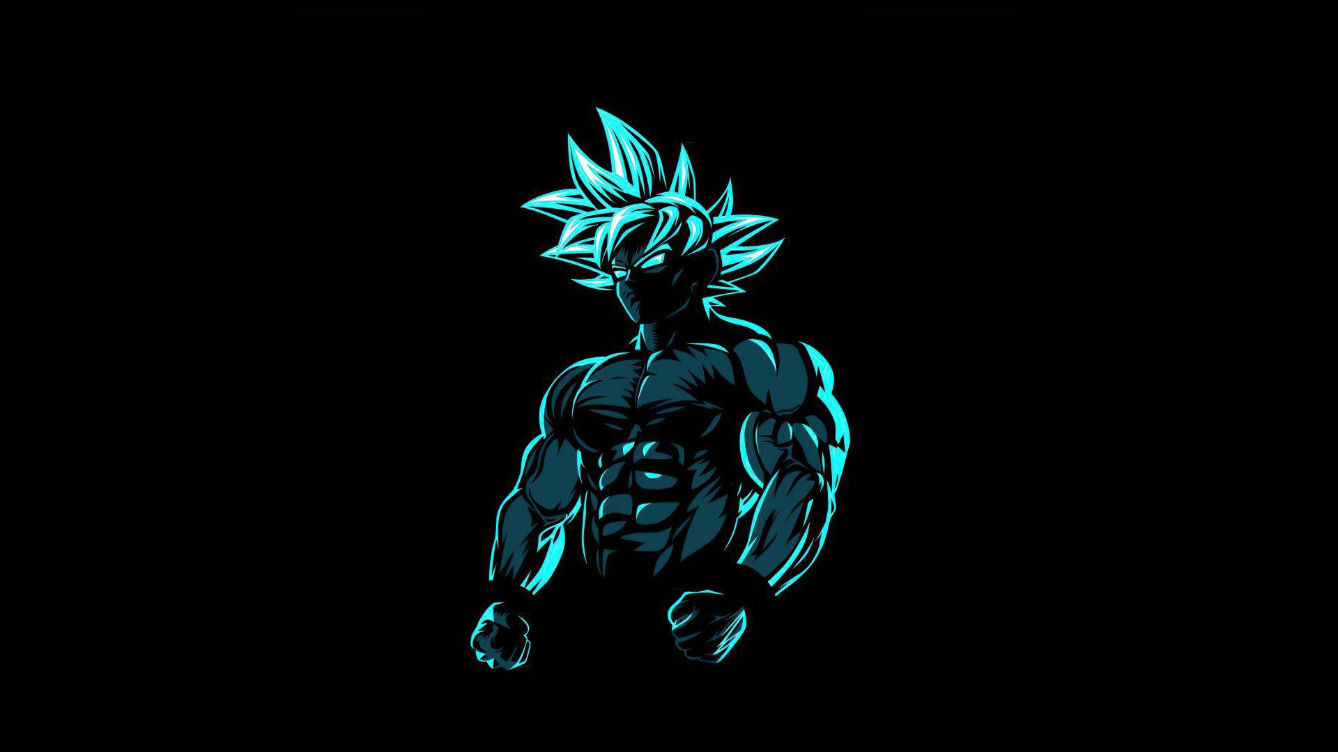 Goku Mørk Anime Æstetik Skrivebord Wallpapers