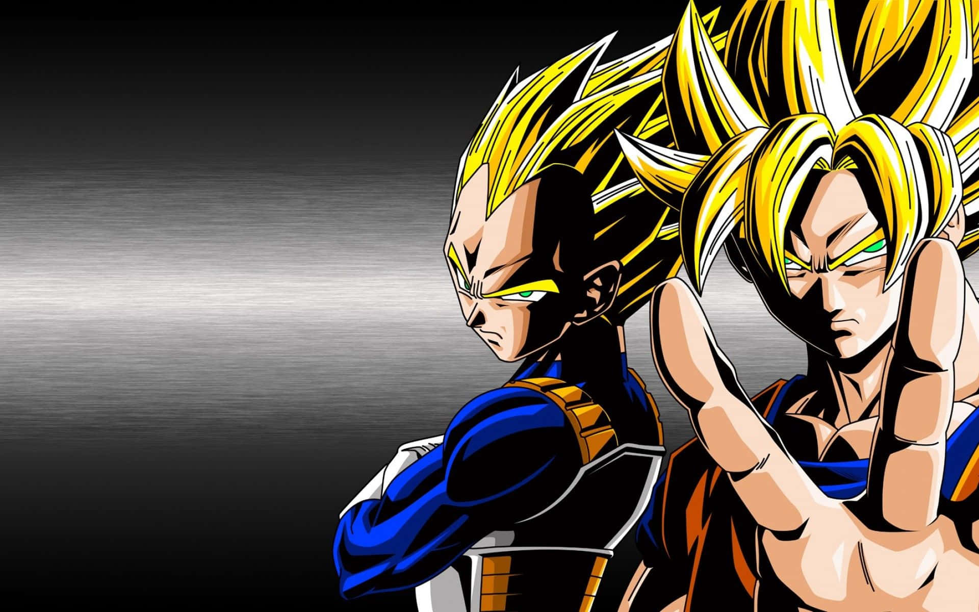 Goku og Vegeta Dragon Ball Z Gradient Wallpapers