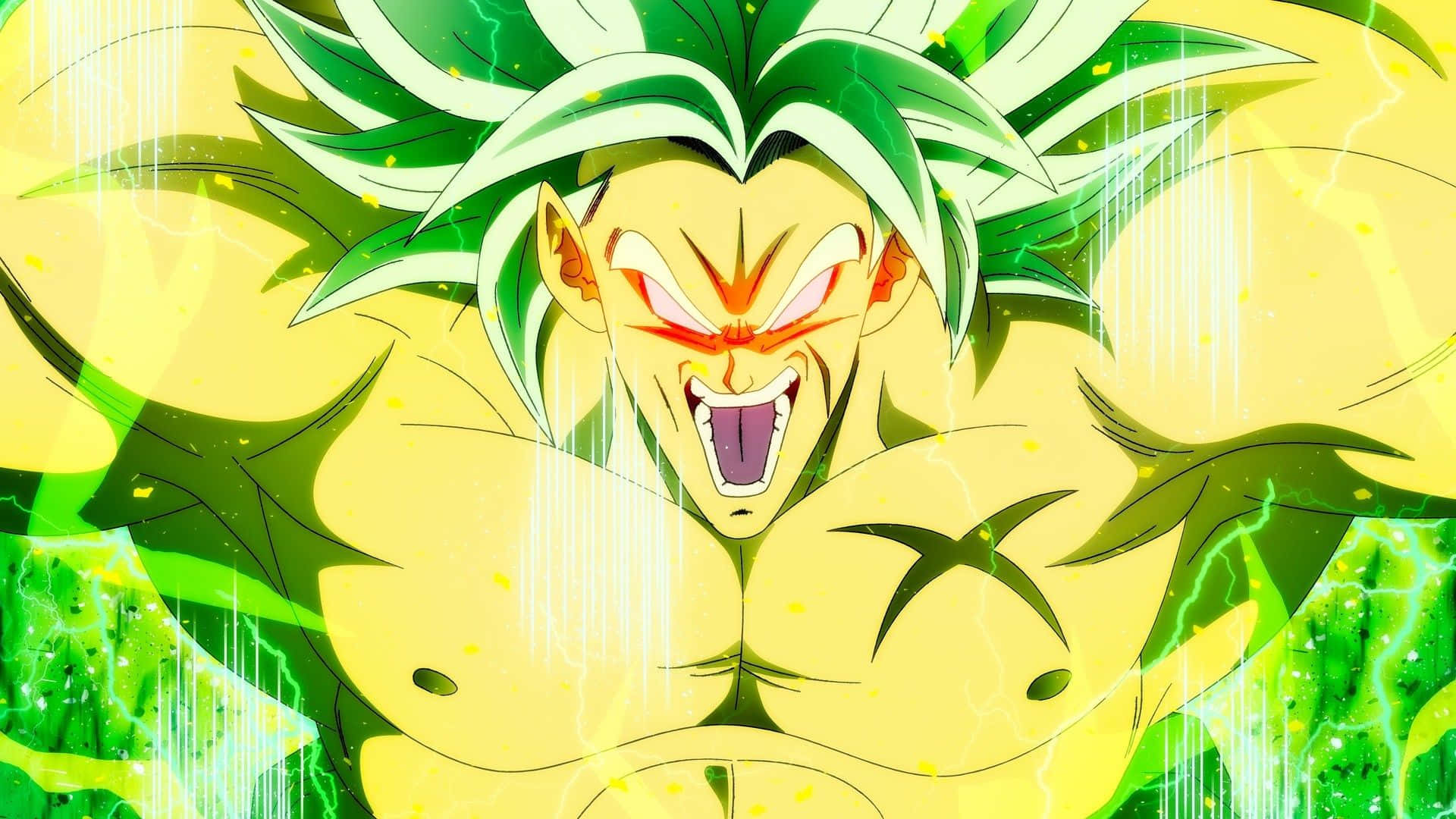 Goku og Vegeta forenes som stærke Super Saiya-jin for at bekæmpe skurken i Dragon Ball Super Broly Wallpapers
