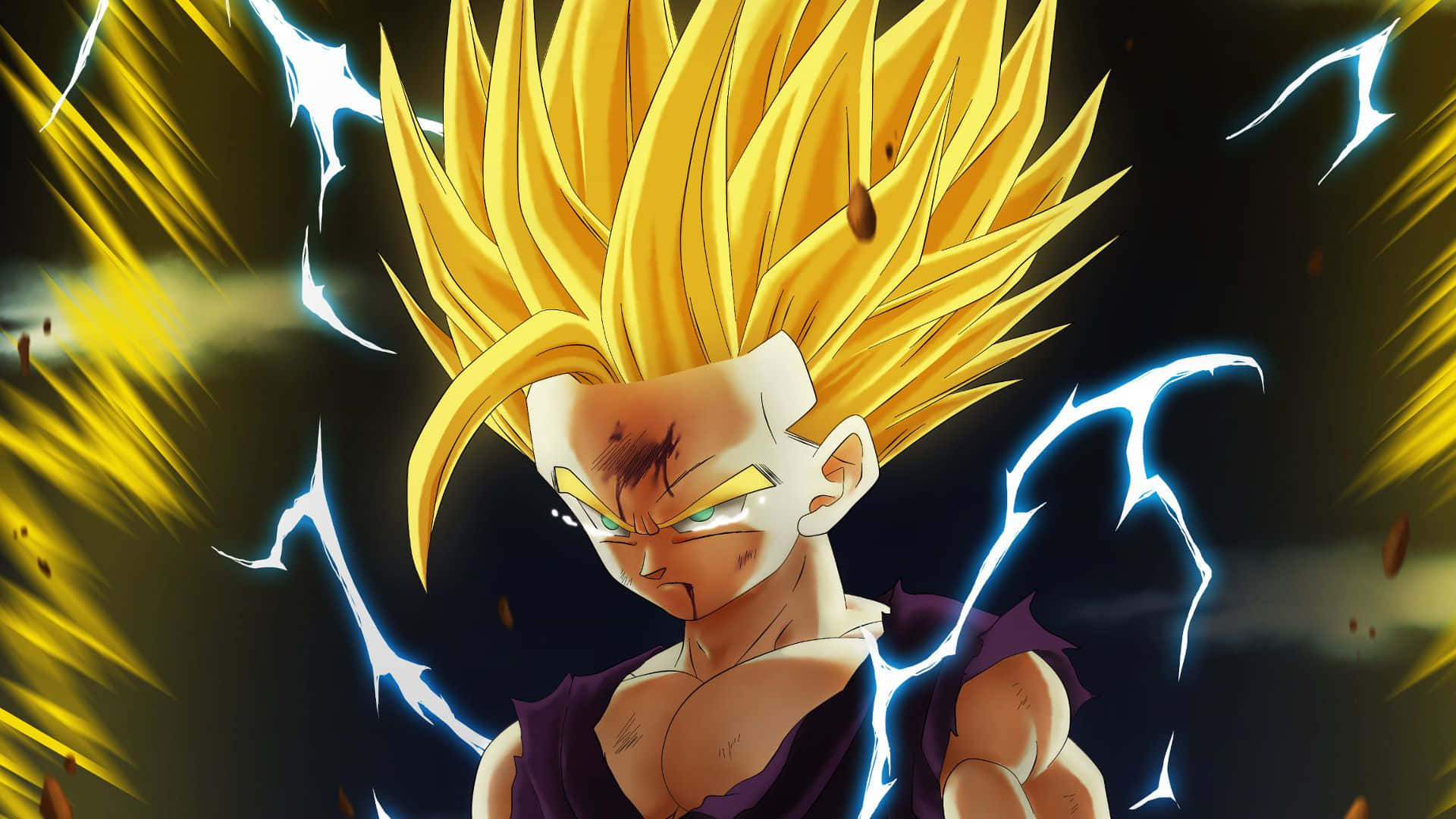 Goku og Vegeta kæmper om kontrollen over Dragon Balls Wallpapers