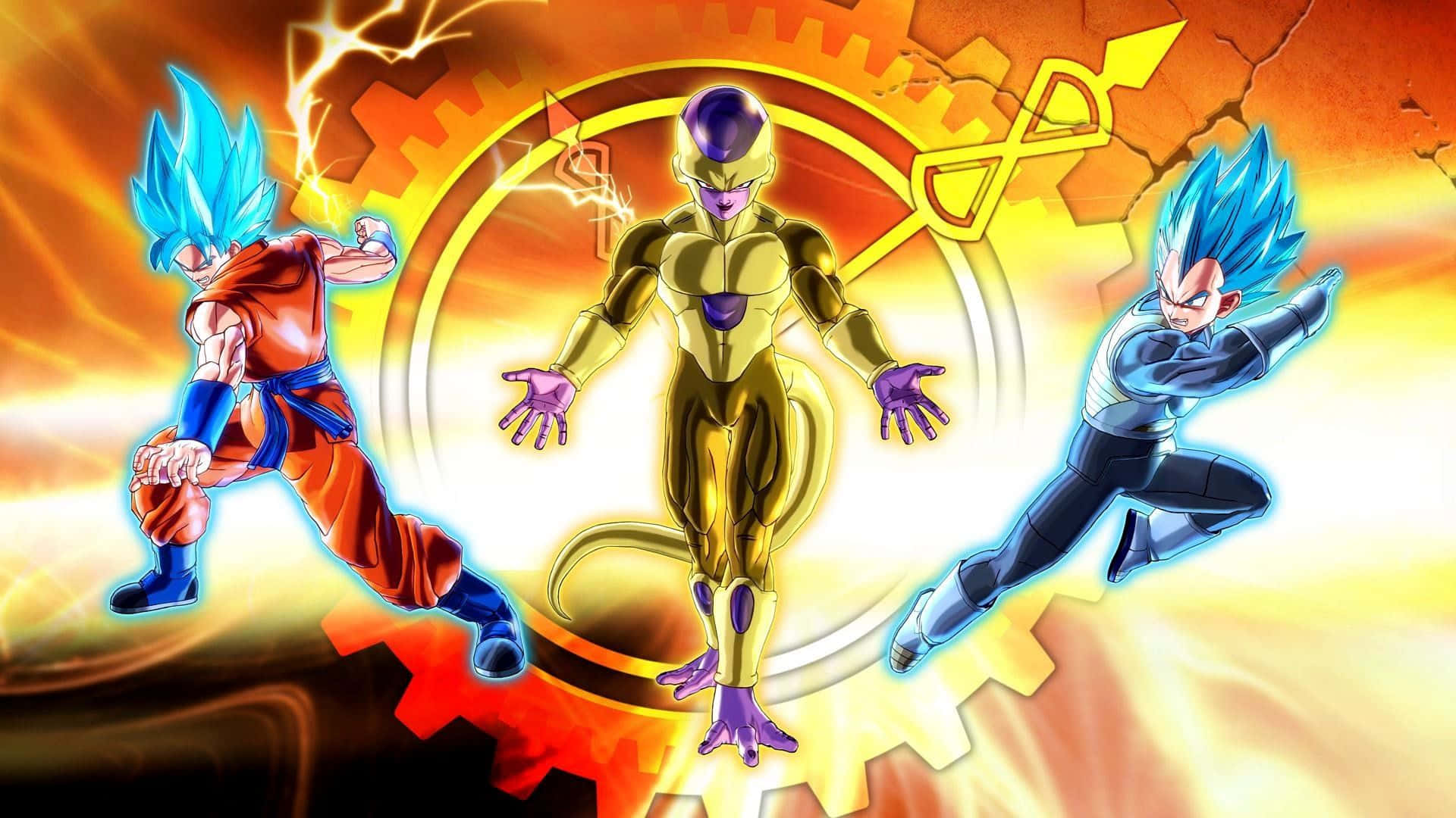 Goku og Vegeta kæmper til det sidste i Dragon Ball Super Wallpapers