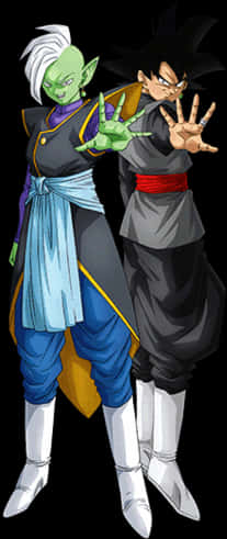 Goku og Zamasu poserer Dragon Ball Wallpapers