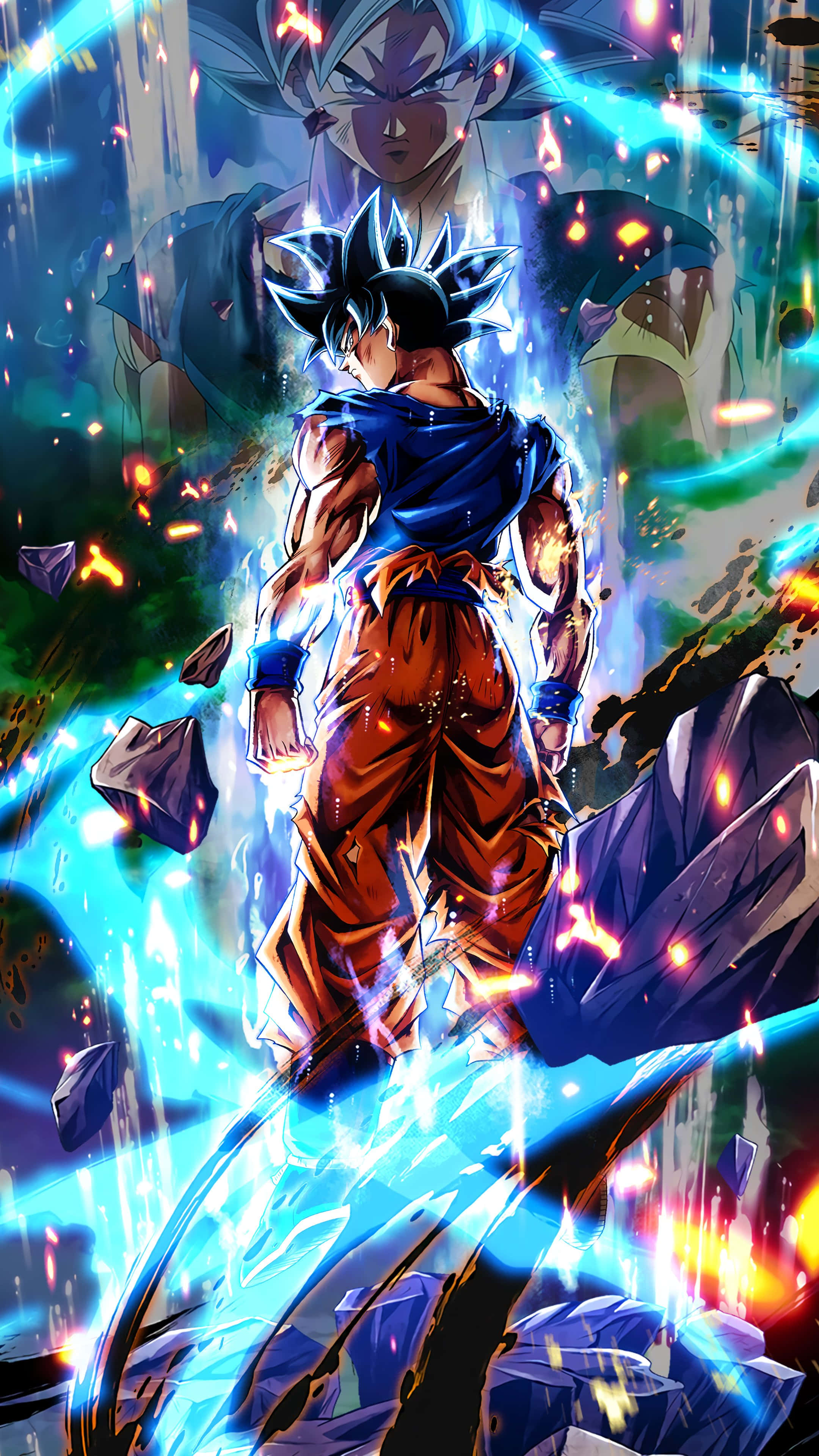 Goku opnår Ultra Instinct-transformationen Wallpapers
