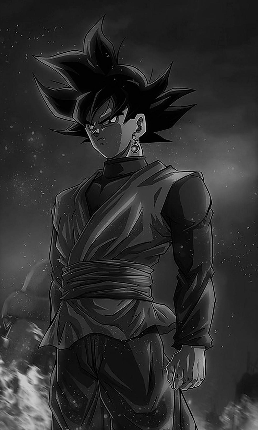 Goku Sort og Hvid HD Wallpapers