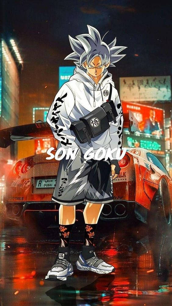 Goku Swag i byen Wallpapers