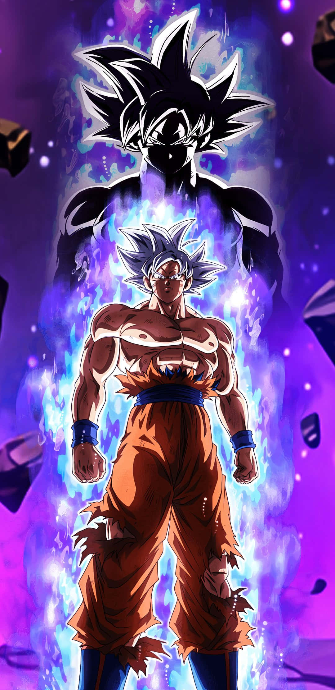 Goku udnytter kraften fra Ultra Instinct til en utrolig transformation Wallpapers