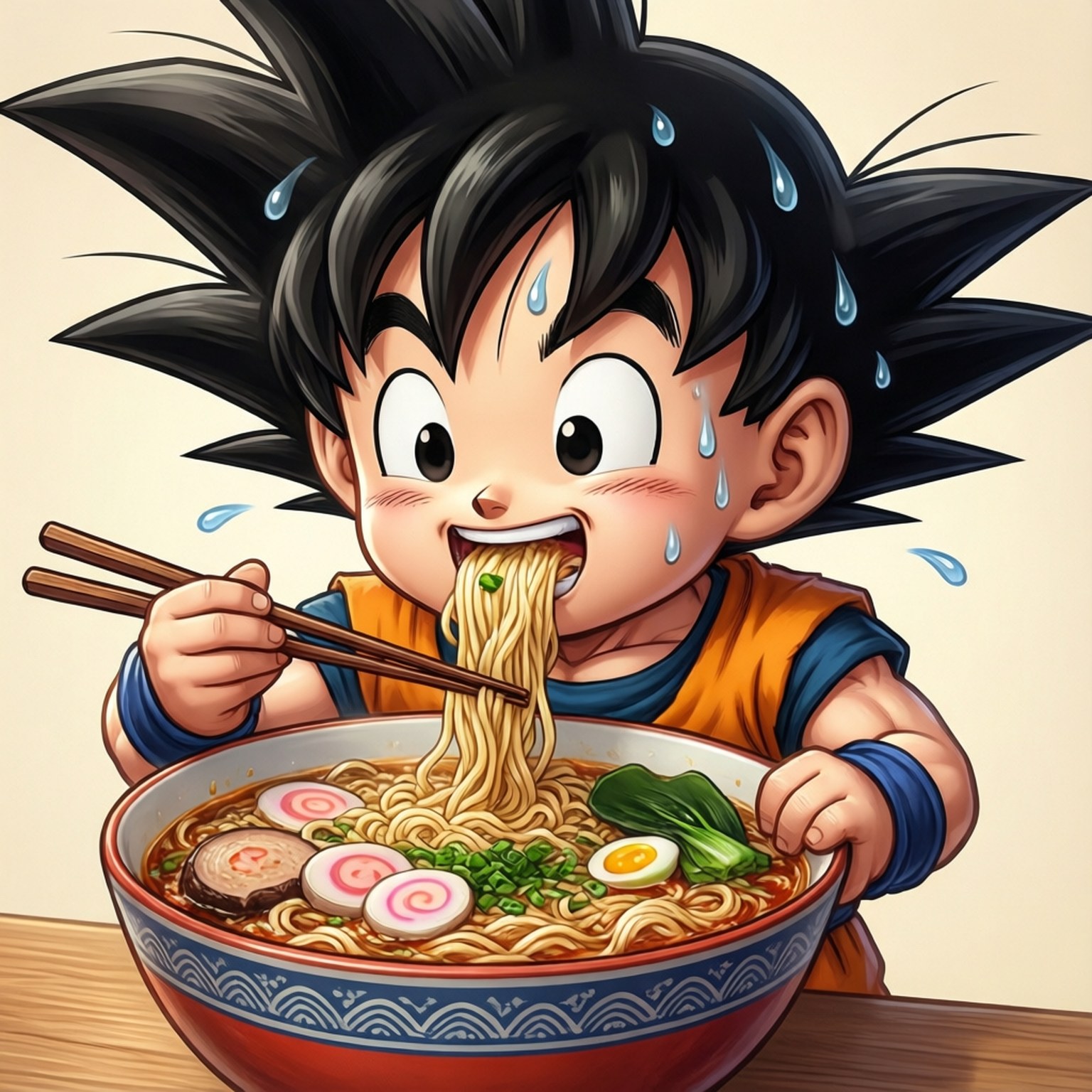 Gokus festmåltid Wallpapers