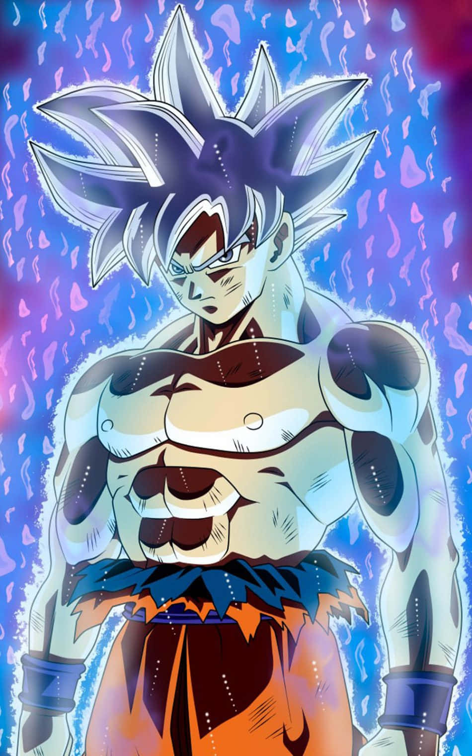 Gokus kraftfulde Ultra Instinct-form Wallpapers