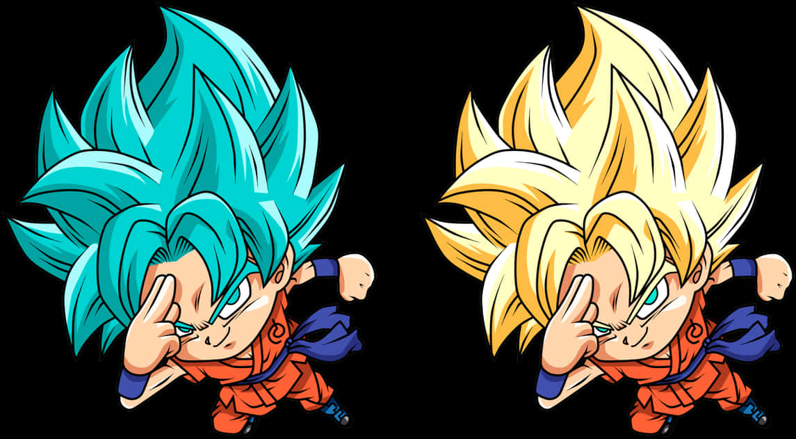 Goku Super Saiyan-forvandlinger Wallpapers