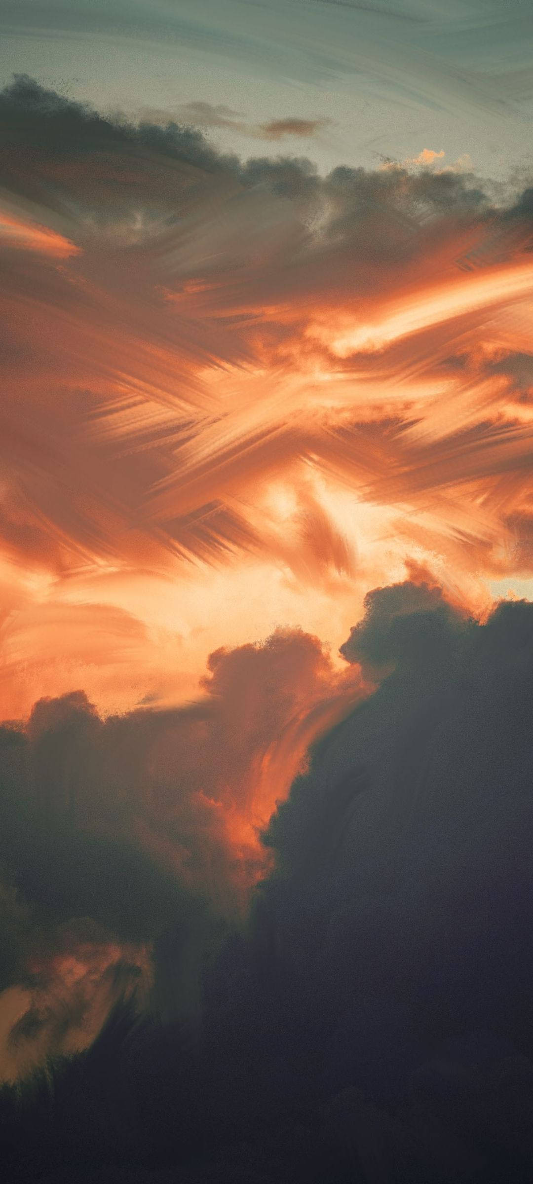 Golden Hour Skyer Telefonmaleri Wallpapers