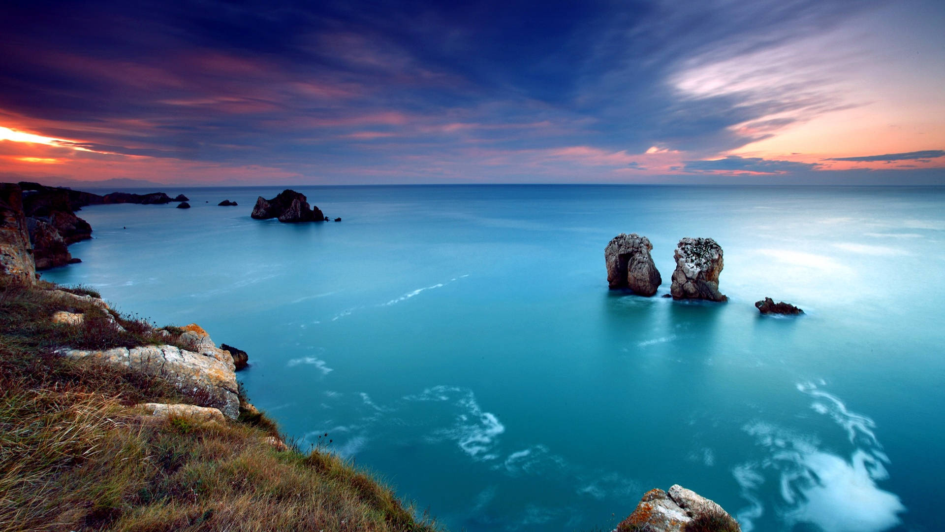 Golfkystens havudsigt Wallpapers