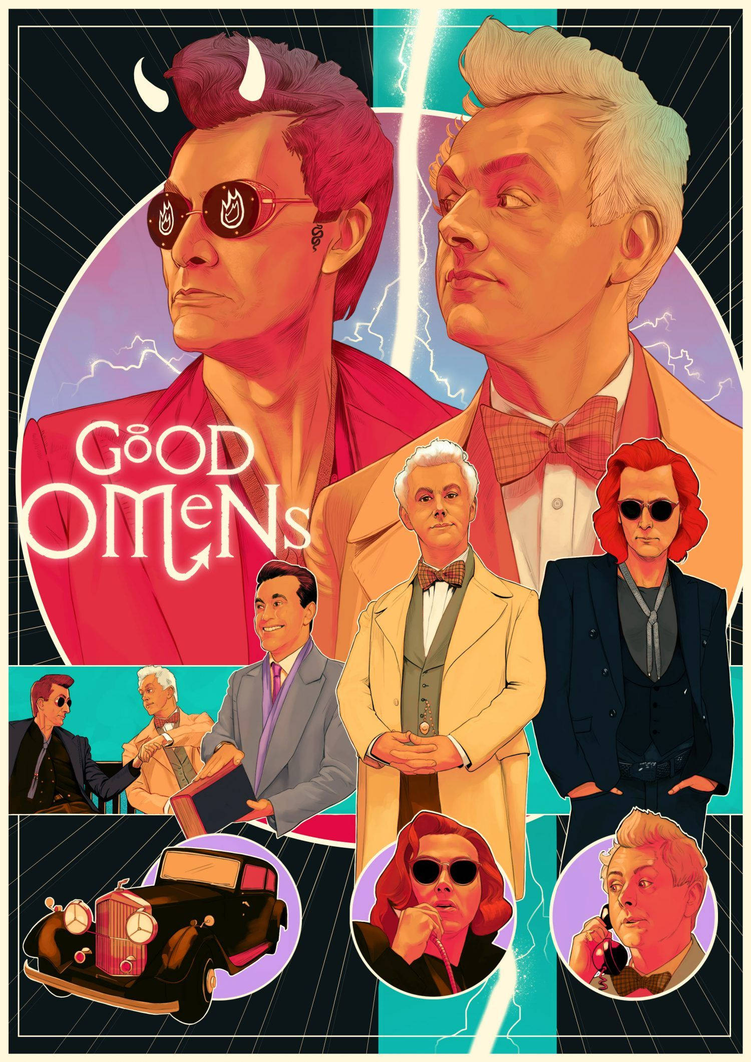 Good Omens kreative plakat Wallpapers