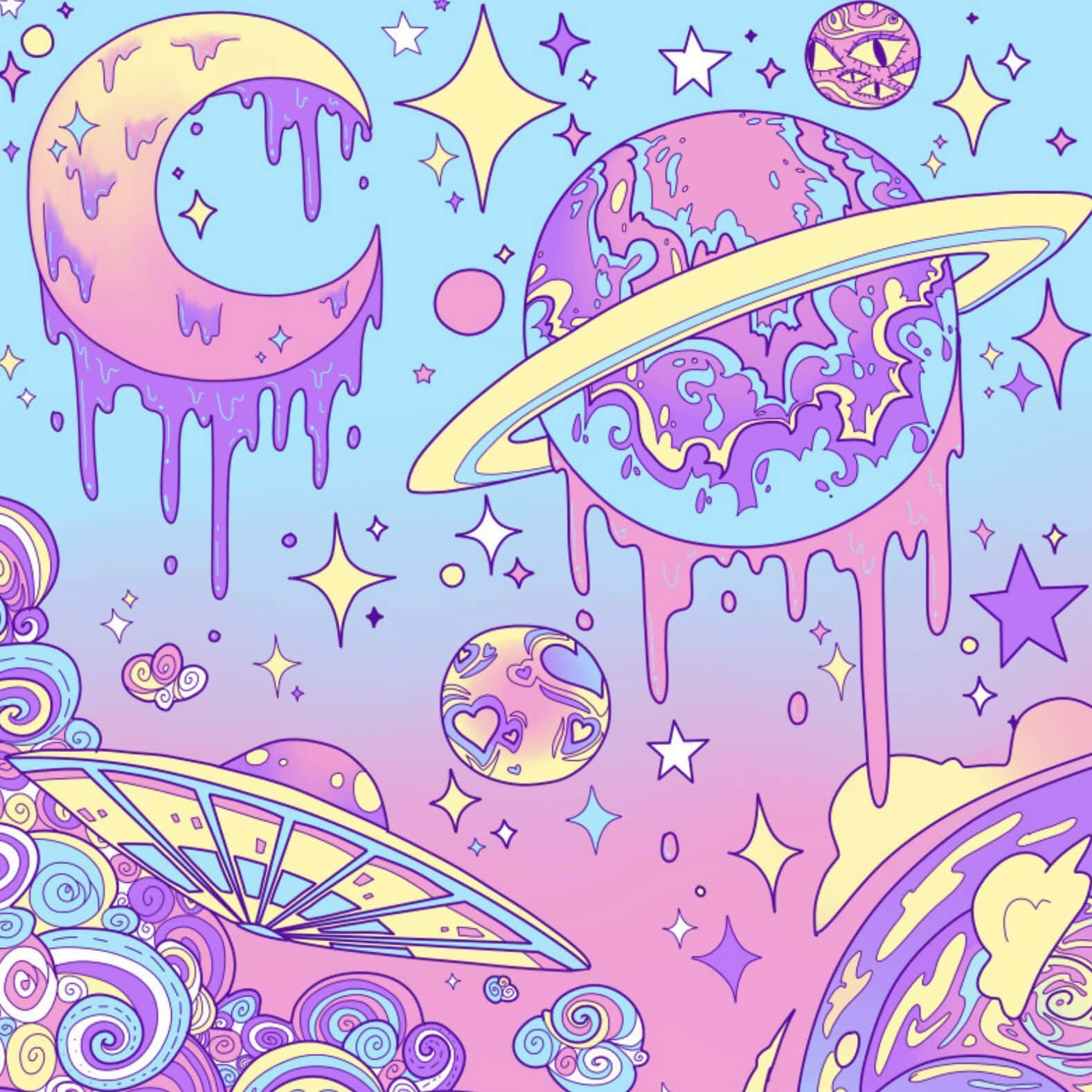 Gotisk pastelplanet Wallpapers