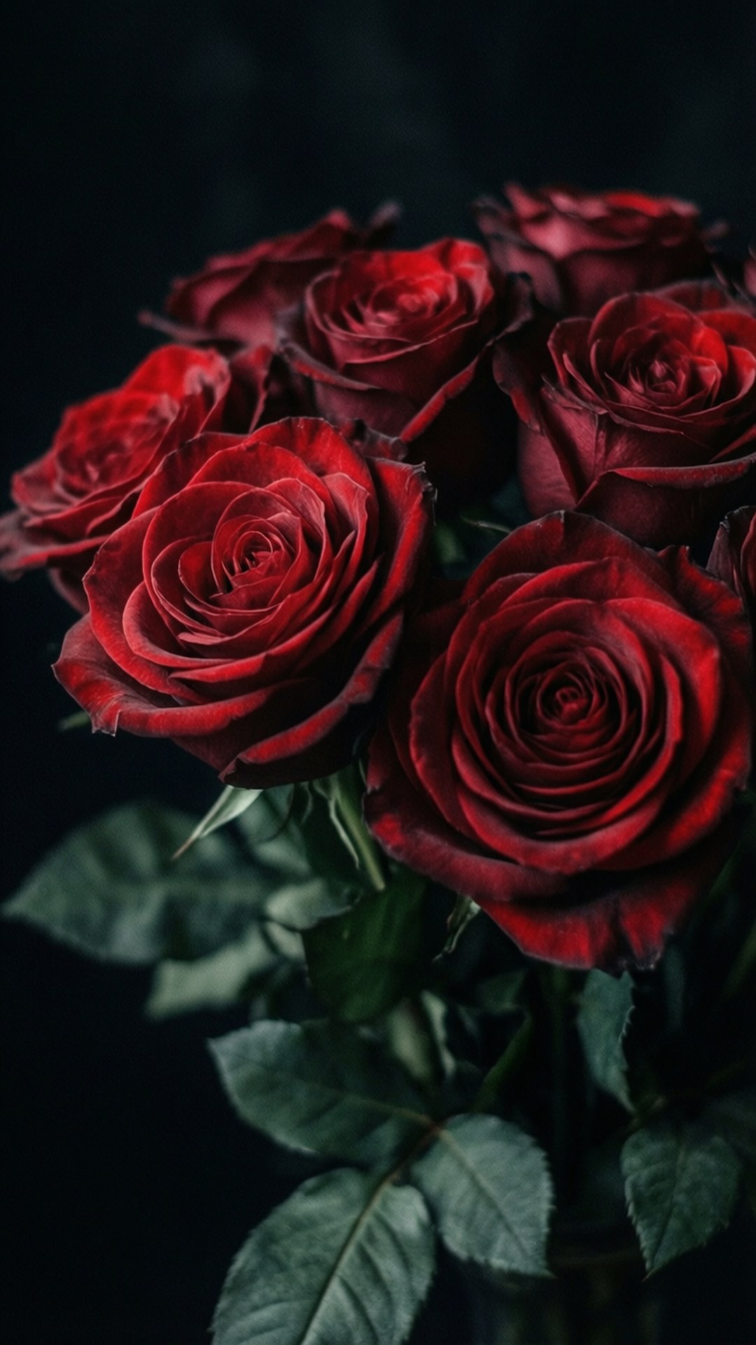 Gotiske røde roser Wallpapers
