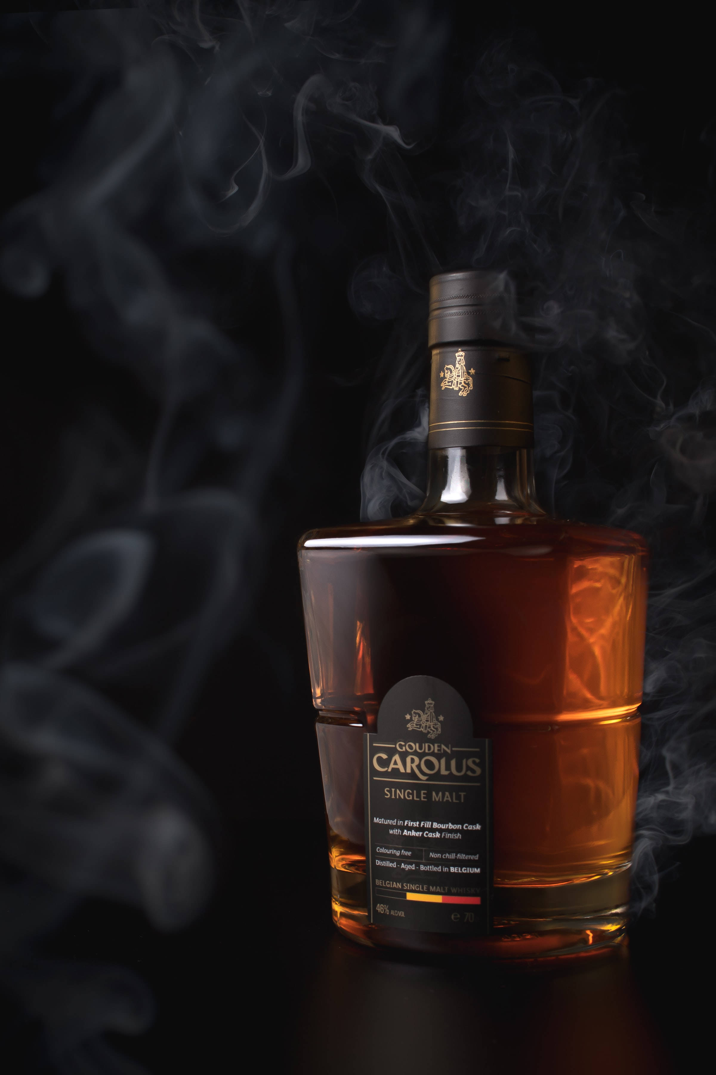 Gouden Carolus Rund Whisky Flaske Wallpapers