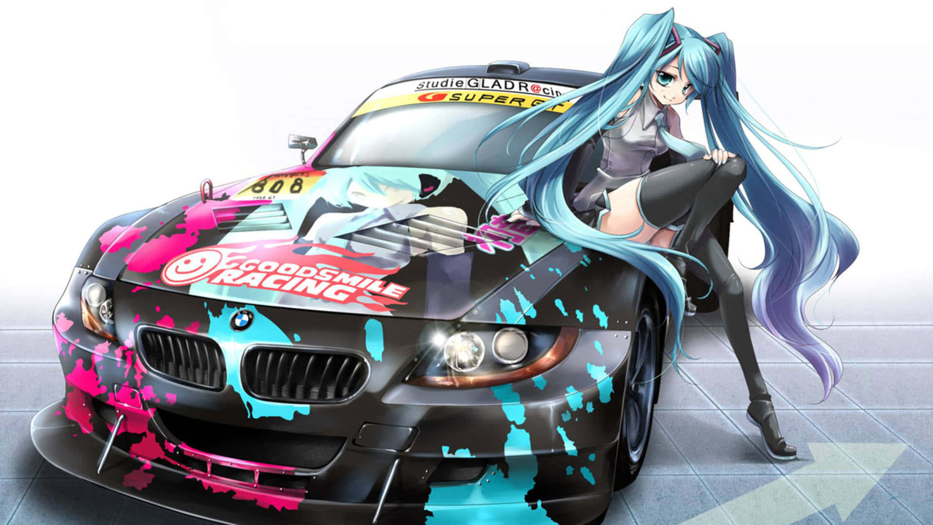 Gør dig klar til at køre i denne episke anime-bil Wallpapers