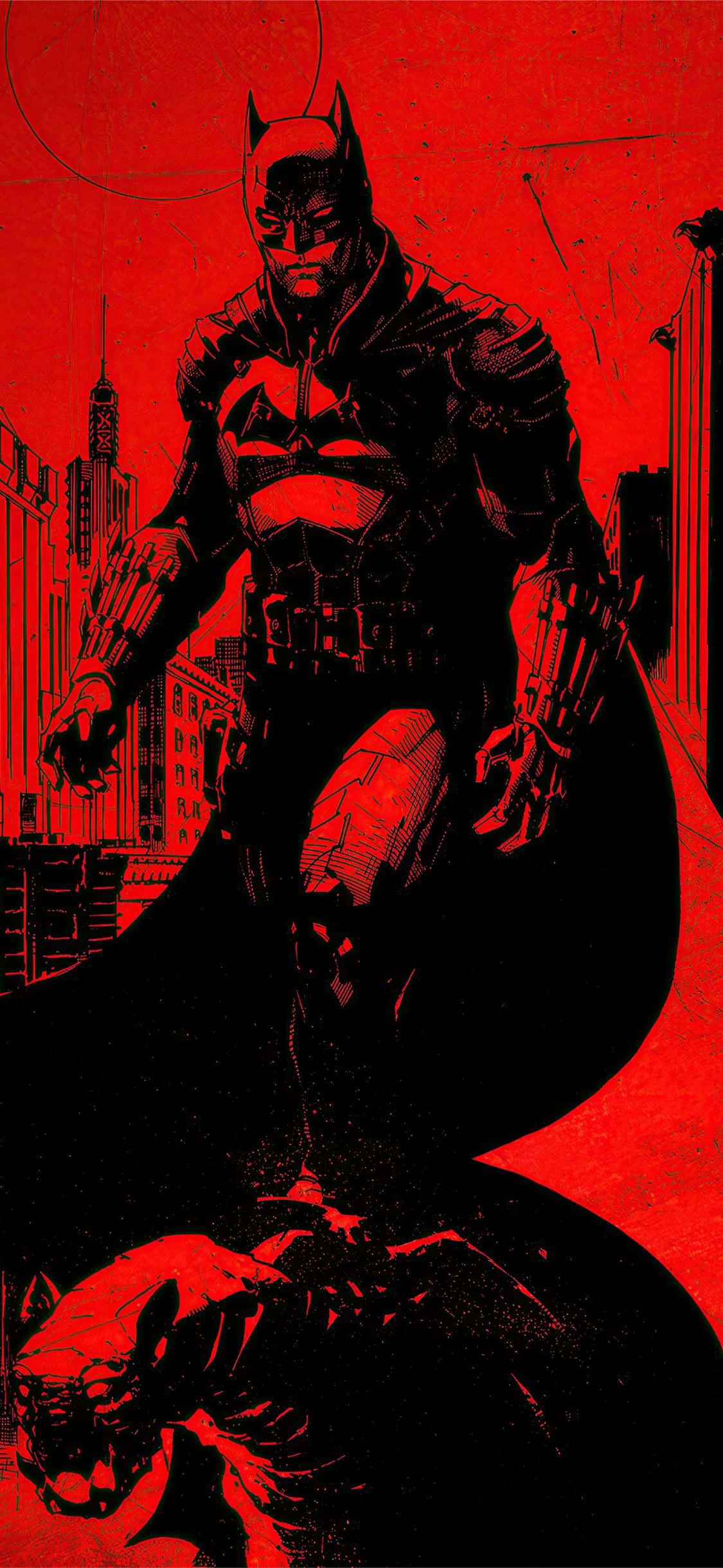 Gør dig klar til at være fantastisk med det fede Batman iPhone! Wallpapers