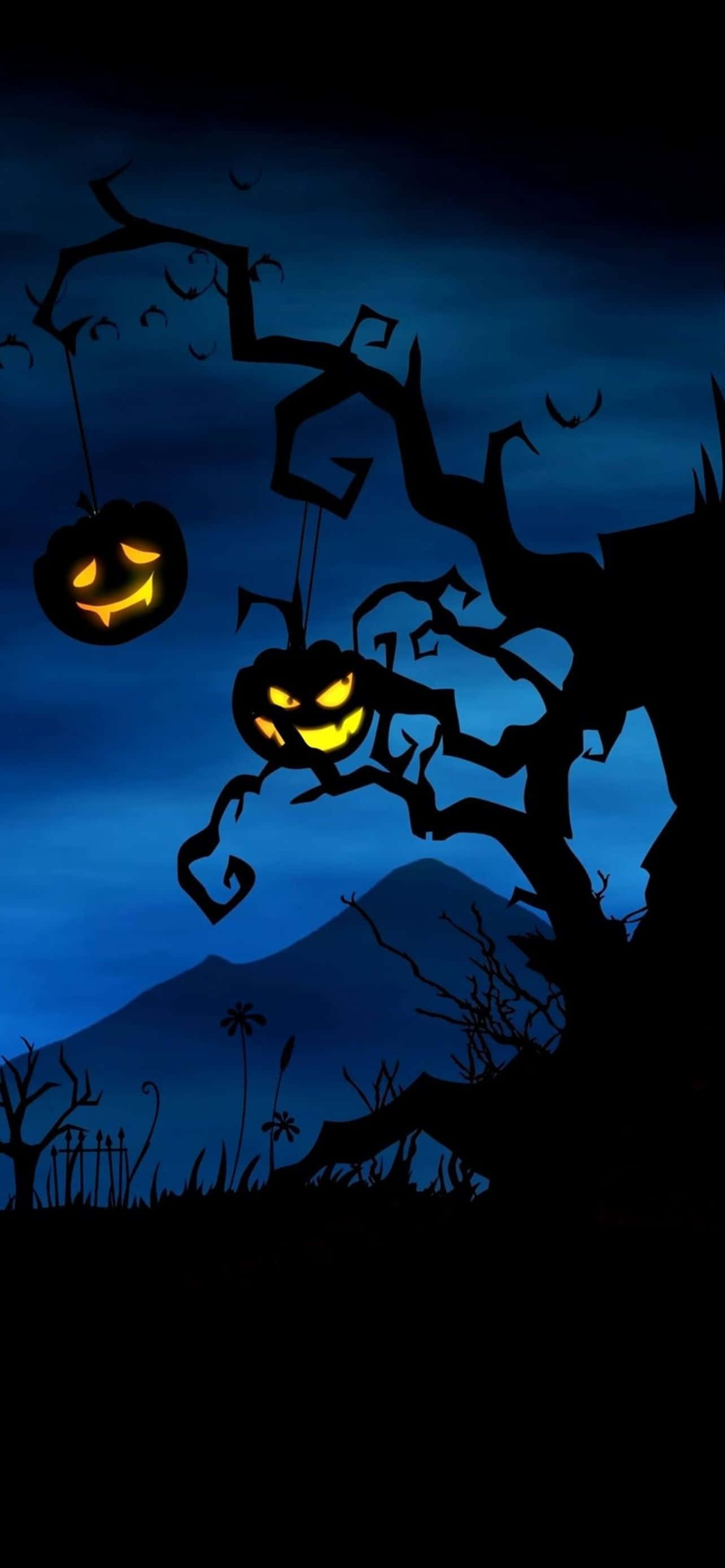 Gør dig klar til en uhyggelig god oktober med denne halloween-inspirerede iPhone-baggrund Wallpapers
