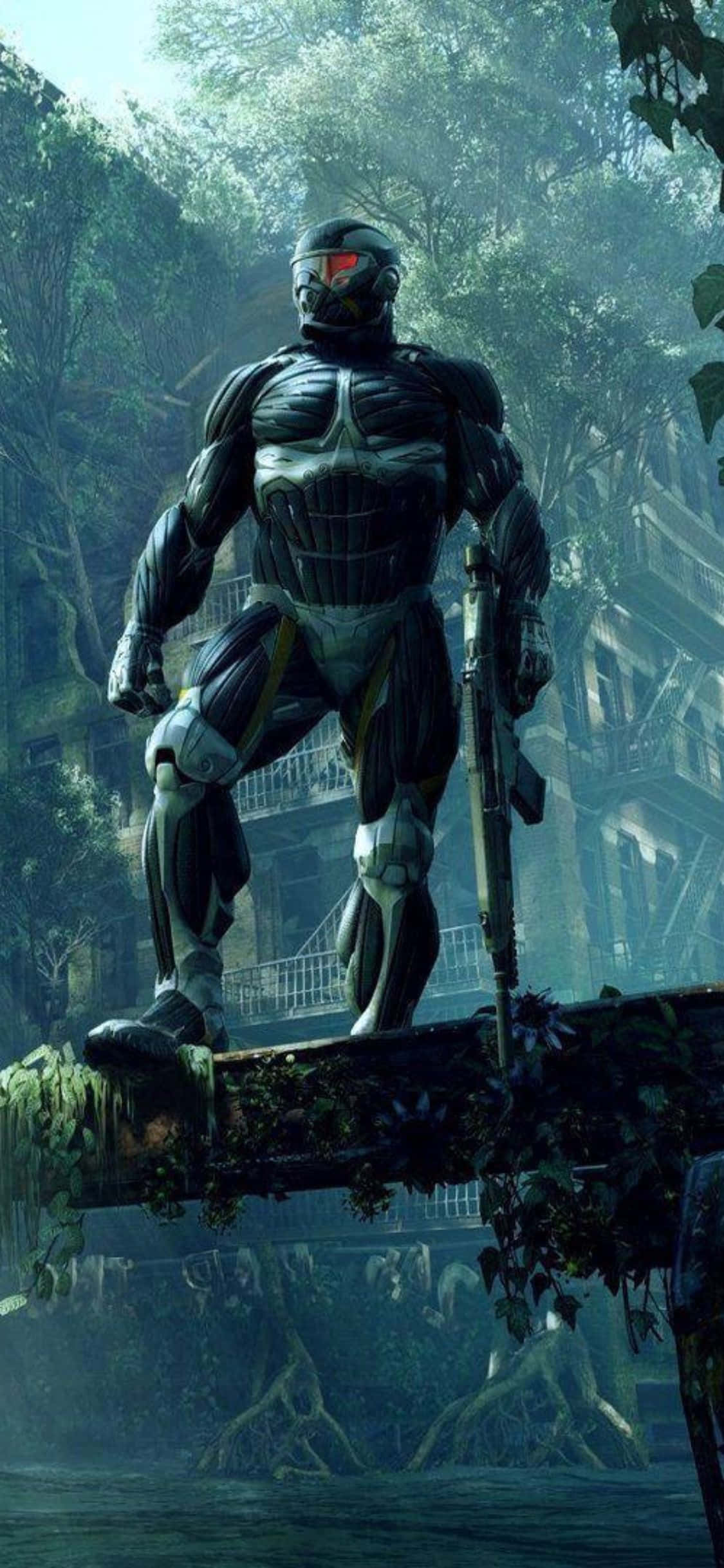 Gør dig klar til et episk eventyr med iPhone X og Crysis 3 Wallpapers