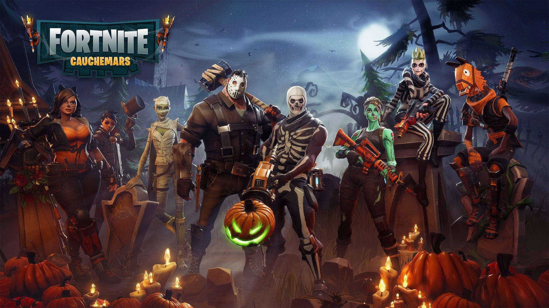 Gør dig klar til Halloween med Ifrit Outfit i Fortnite Wallpapers