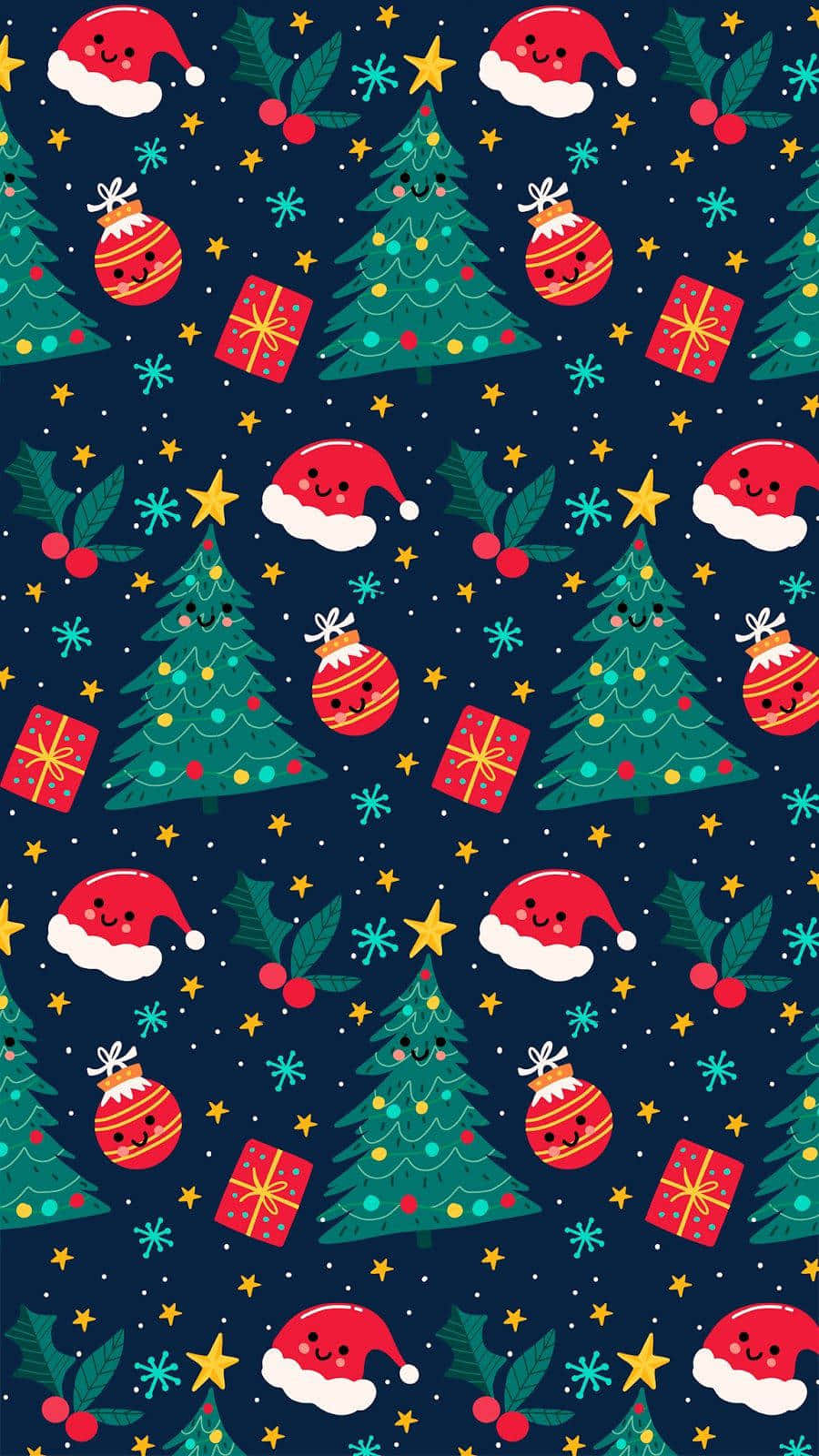 Gør dig klar til juletiden med en juletelefon Wallpapers