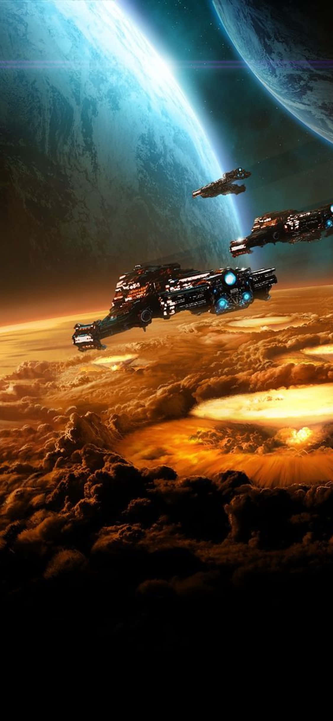 Gør dig klar til kamp med iPhone X og Starcraft II Wallpapers