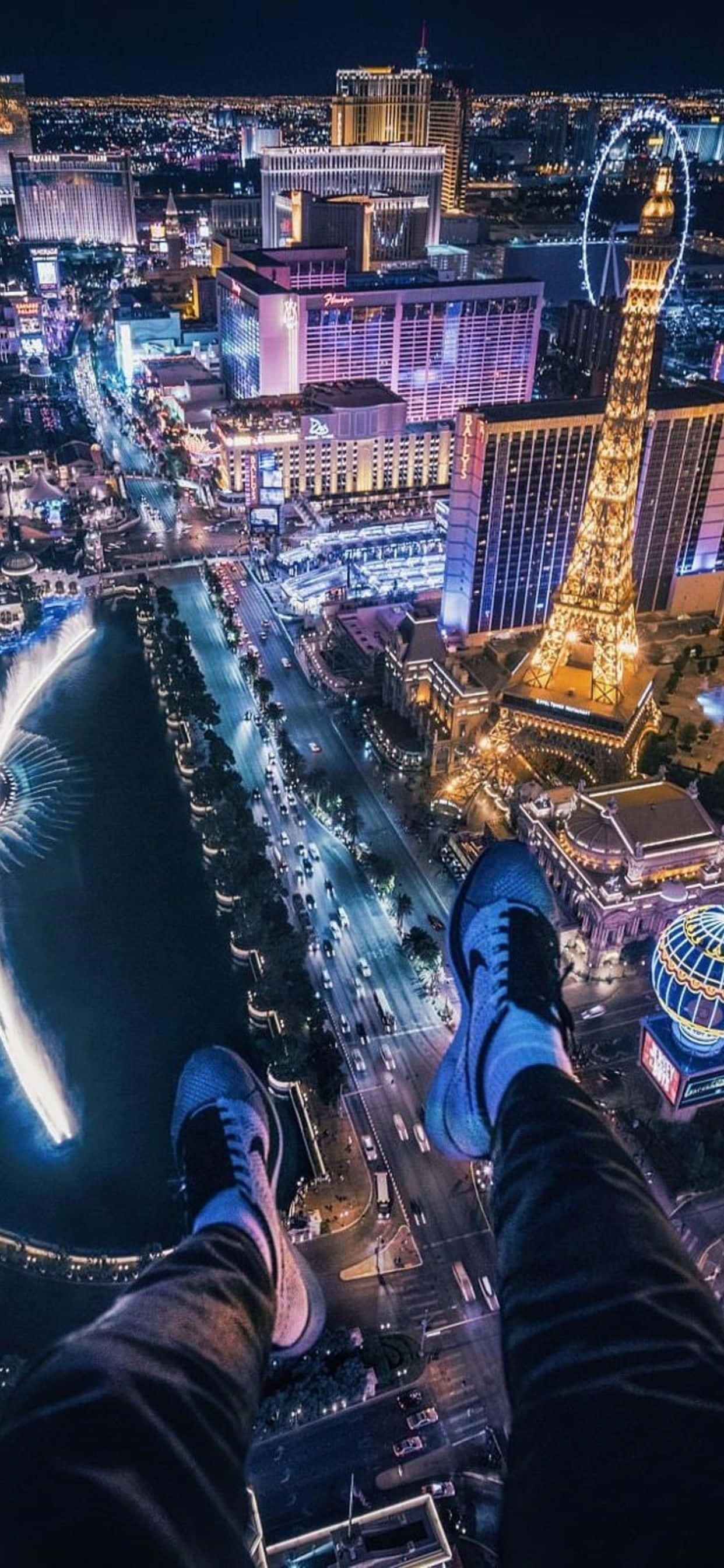 Gør dit liv jazzet med Las Vegas Phone Wallpapers