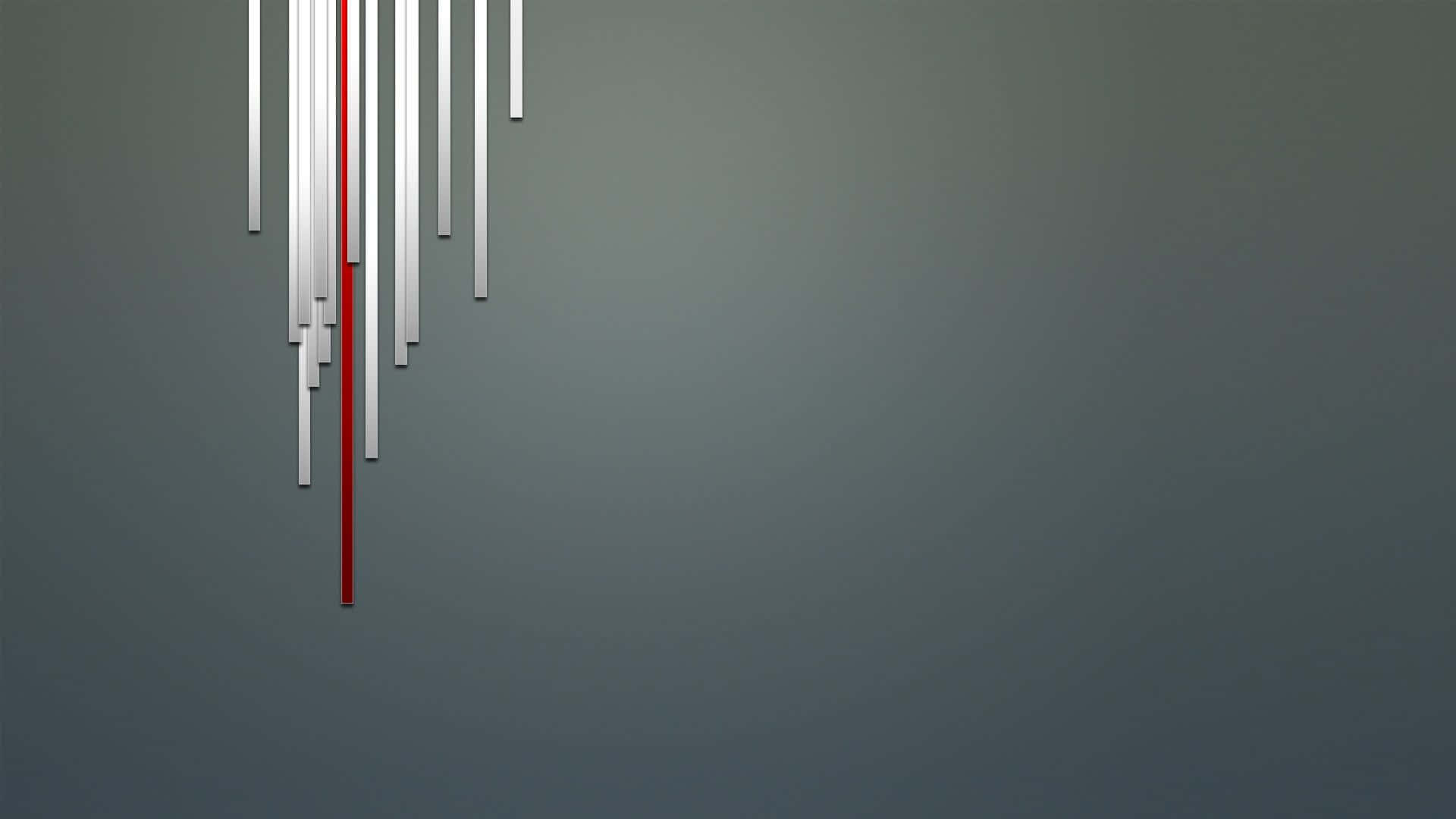 Grå baggrund med røde og sølvfarvede linjer Wallpapers