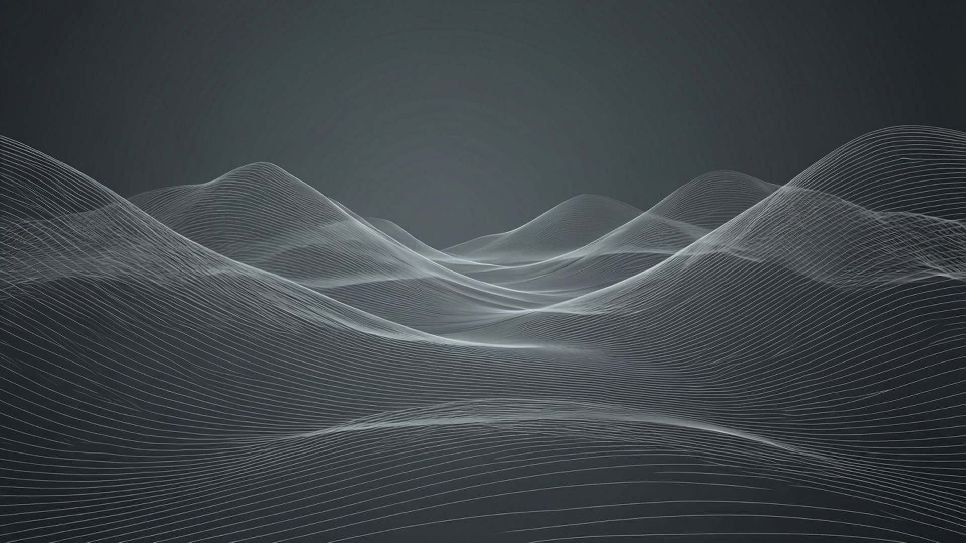 Grå trådramme-bakker Wallpapers