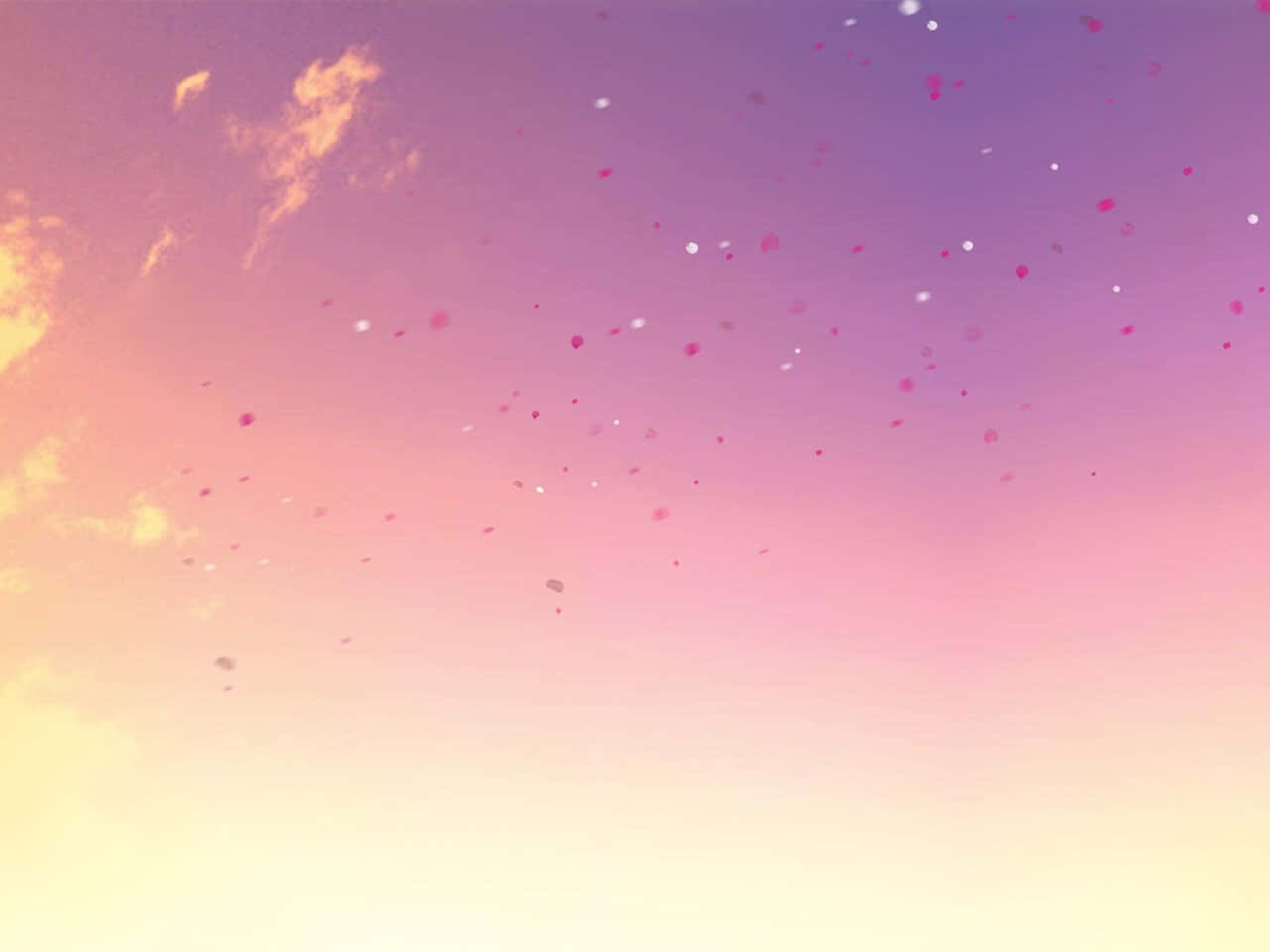 Gradient Himmel Lyserød Pastel Baggrund Wallpapers