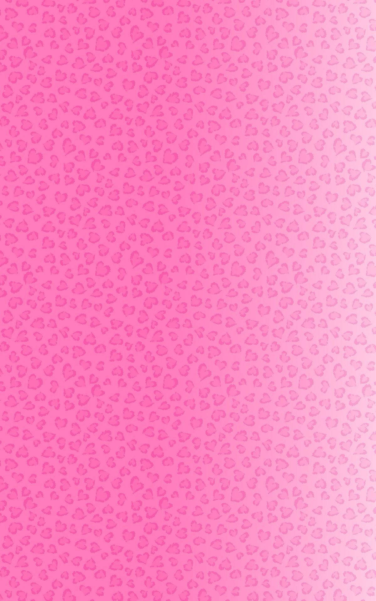 Gradient Pink Leopard Print Wallpapers