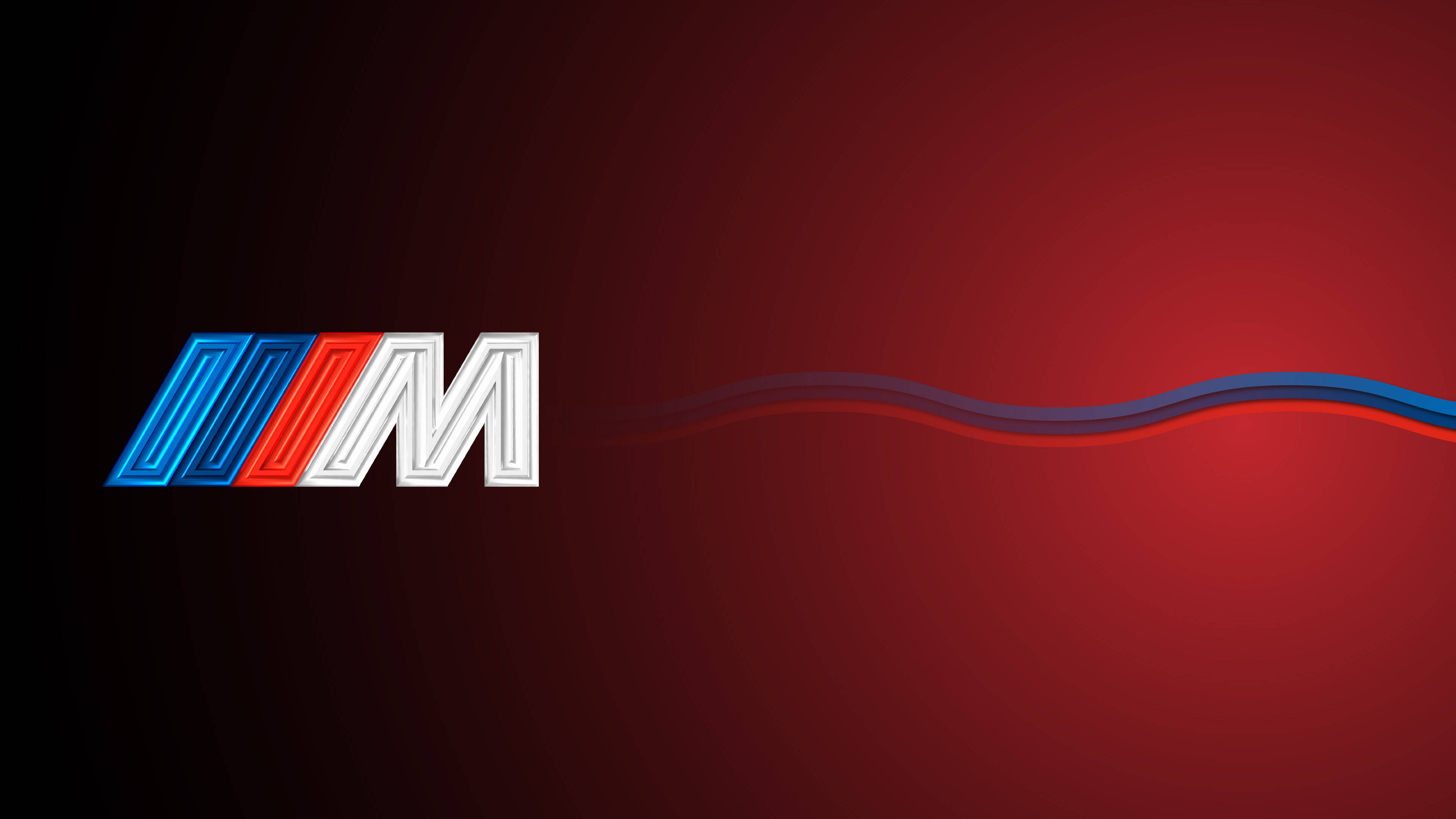 Gradient rød BMW M-logo Wallpapers
