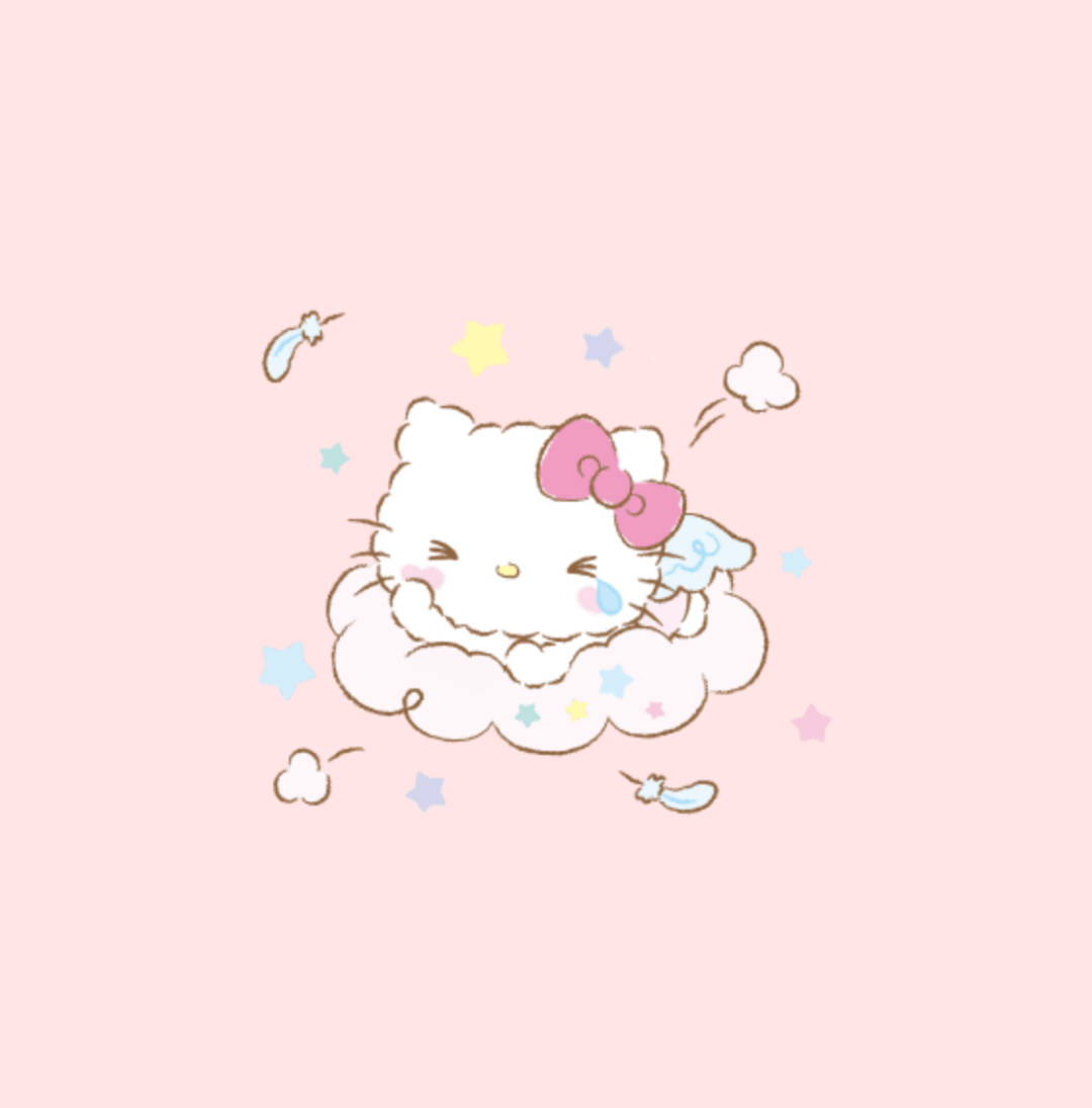 Grædende Engel Hello Kitty Æstetik Wallpapers
