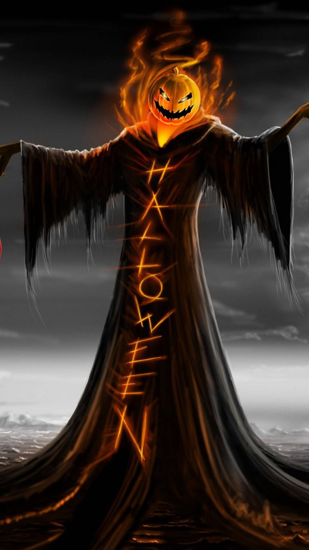 Græskar Genlyd Halloween iPhone Wallpapers
